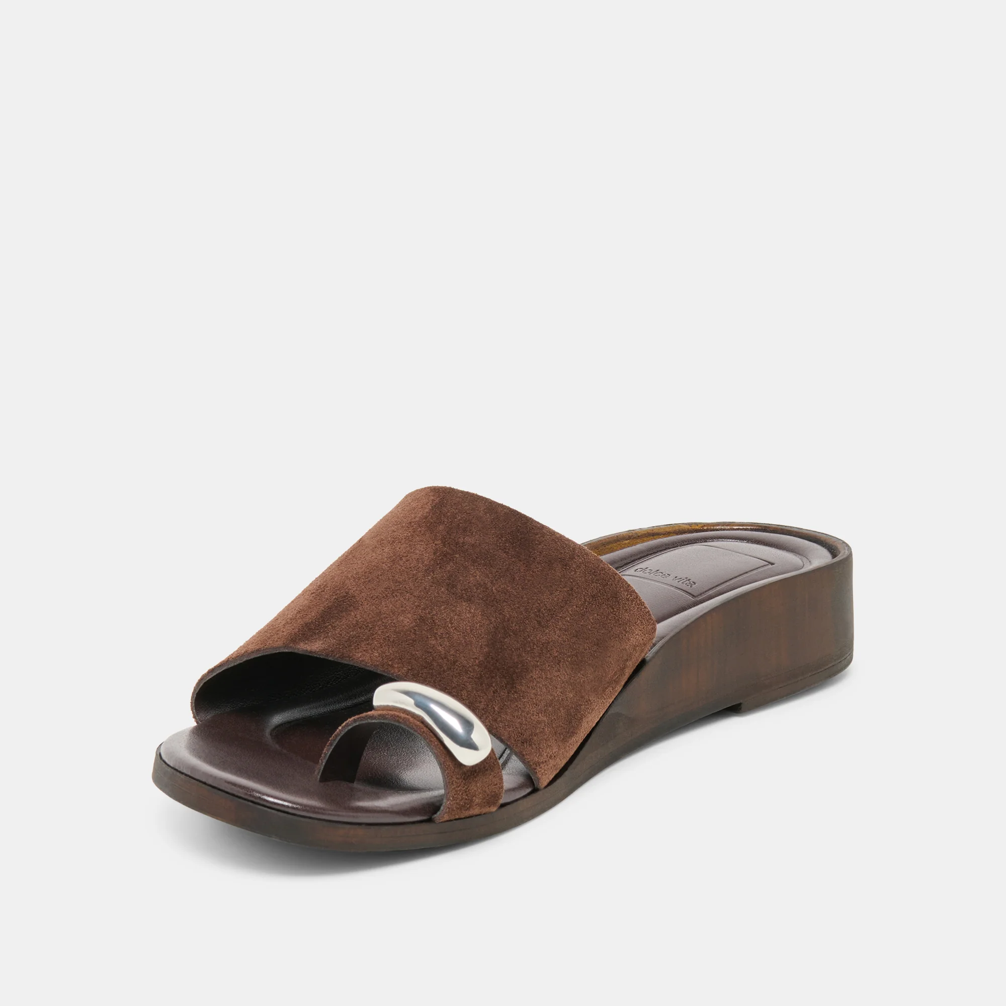 MOXY SANDALS DK BROWN SUEDE - Image 4