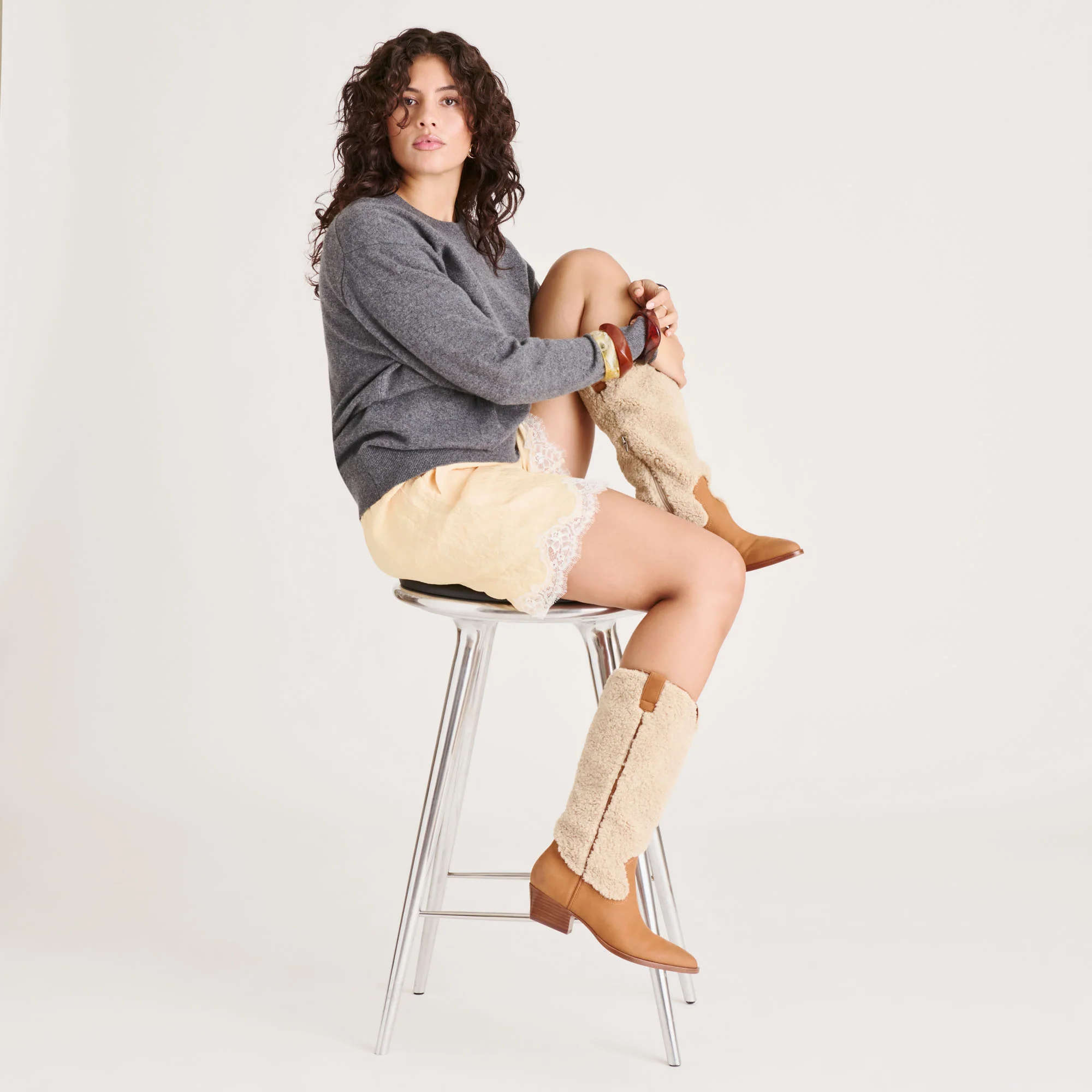 MYKEL PLUSH BOOTS CARAMEL NUBUCK - Image 8