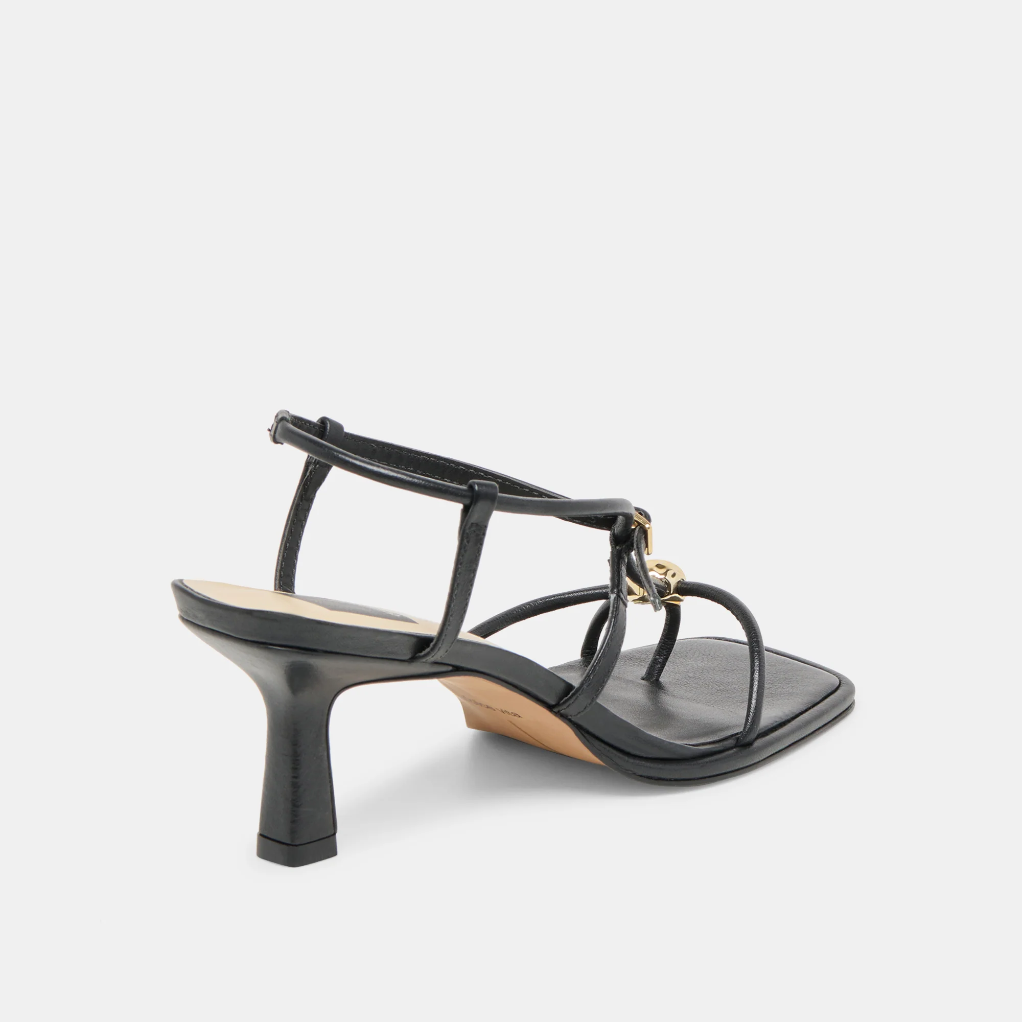 MYLEE HEELS BLACK LEATHER - Image 3