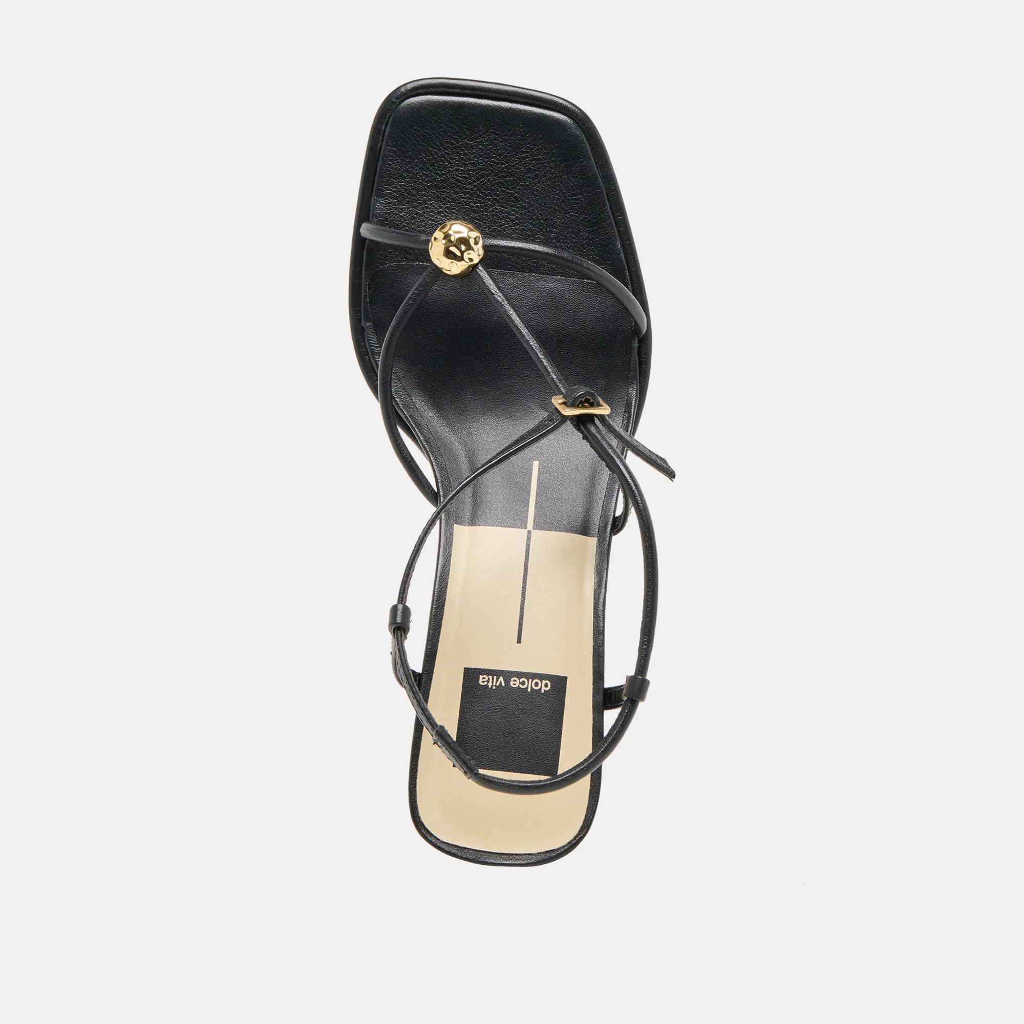 MYLEE WIDE HEELS BLACK LEATHER - Image 8
