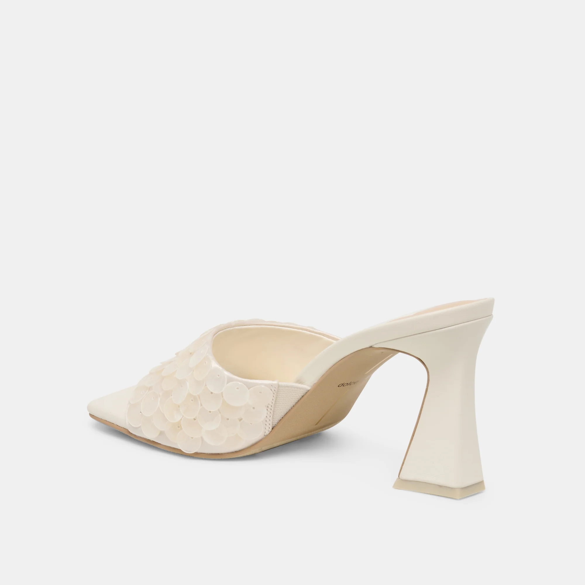 NANDY CONFETTI HEELS IVORY SEQUIN - Image 7