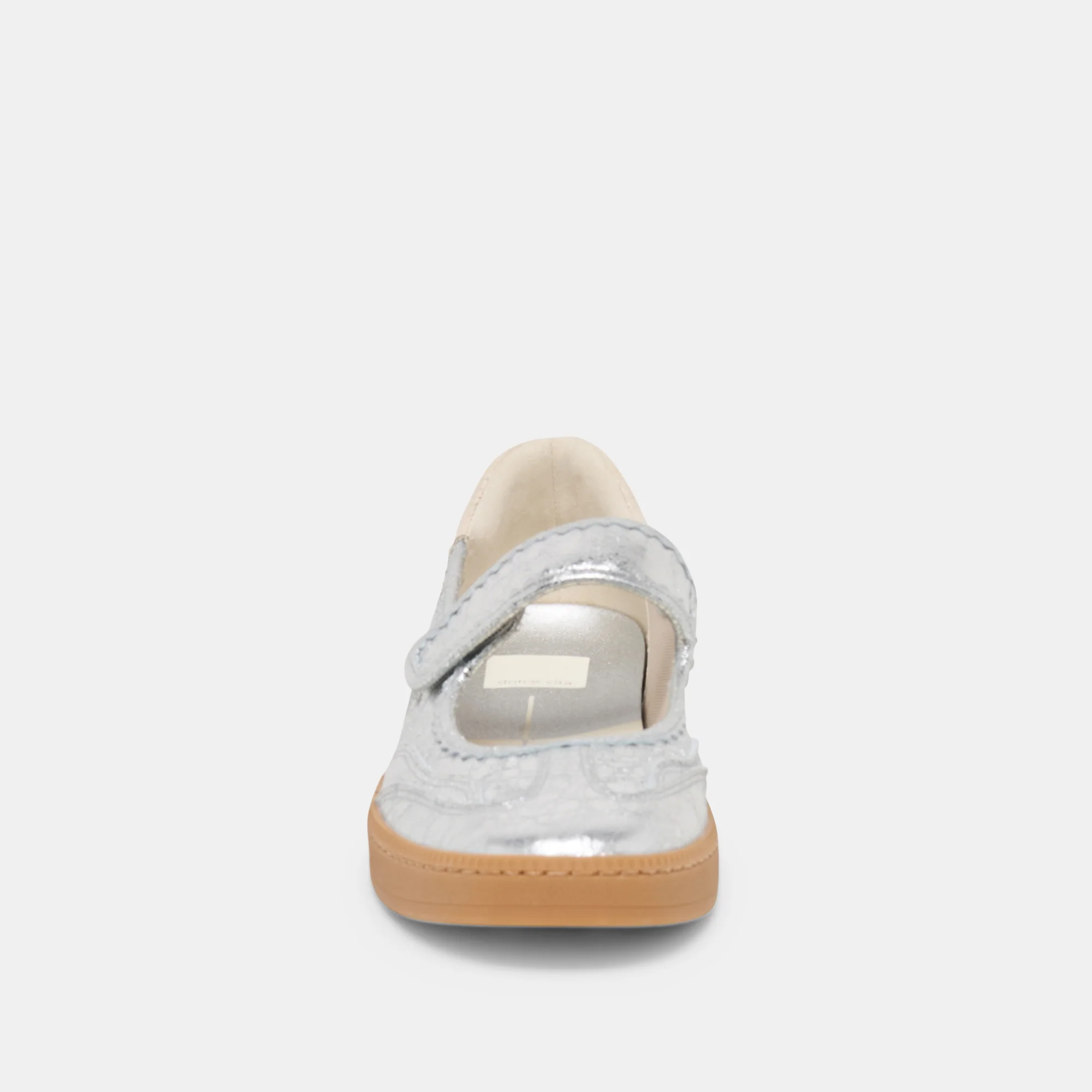NANET SNEAKERS SILVER LEATHER - Image 8