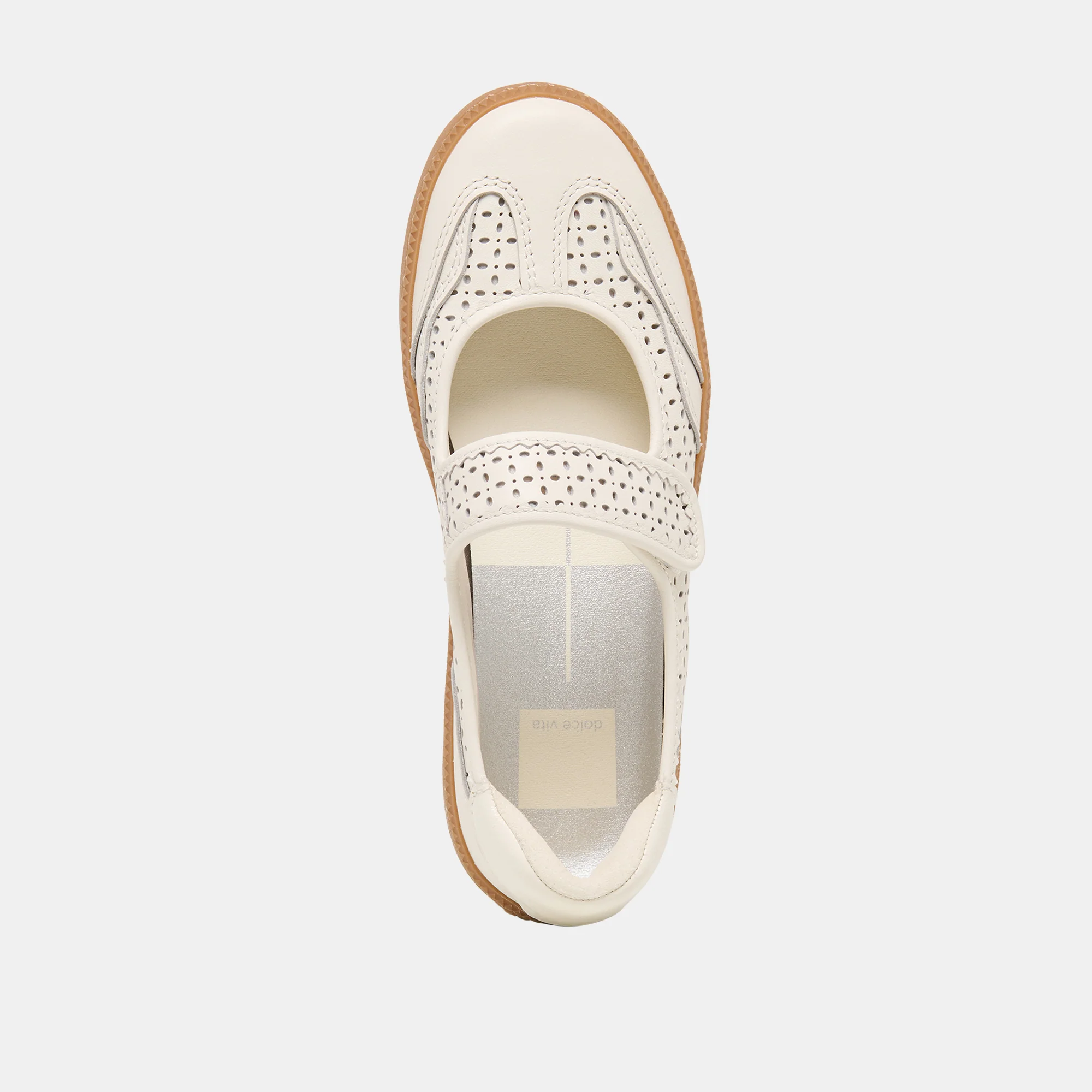 NANET SNEAKERS WHITE PERFORATED LEATHER - Image 10