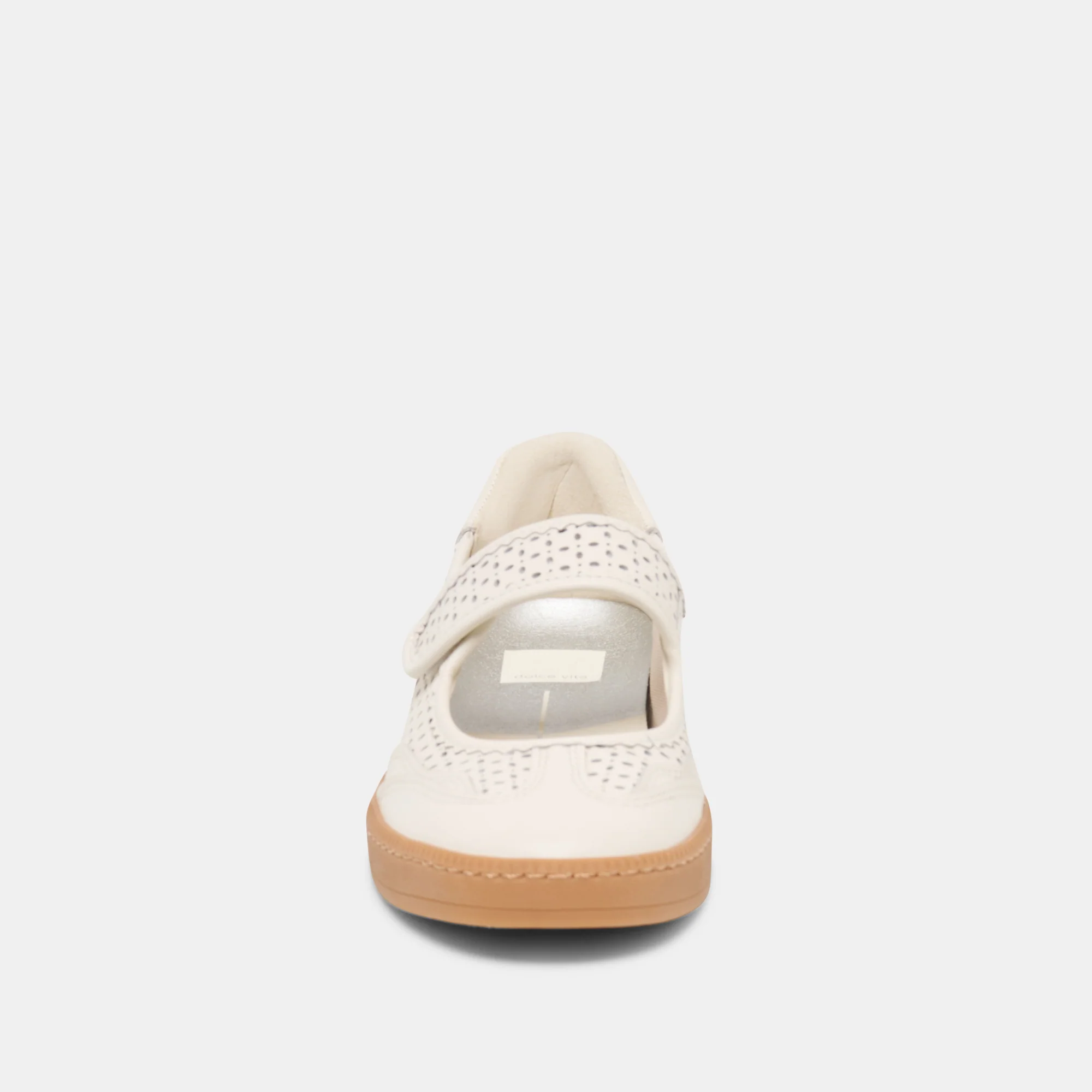 NANET SNEAKERS WHITE PERFORATED LEATHER - Image 8