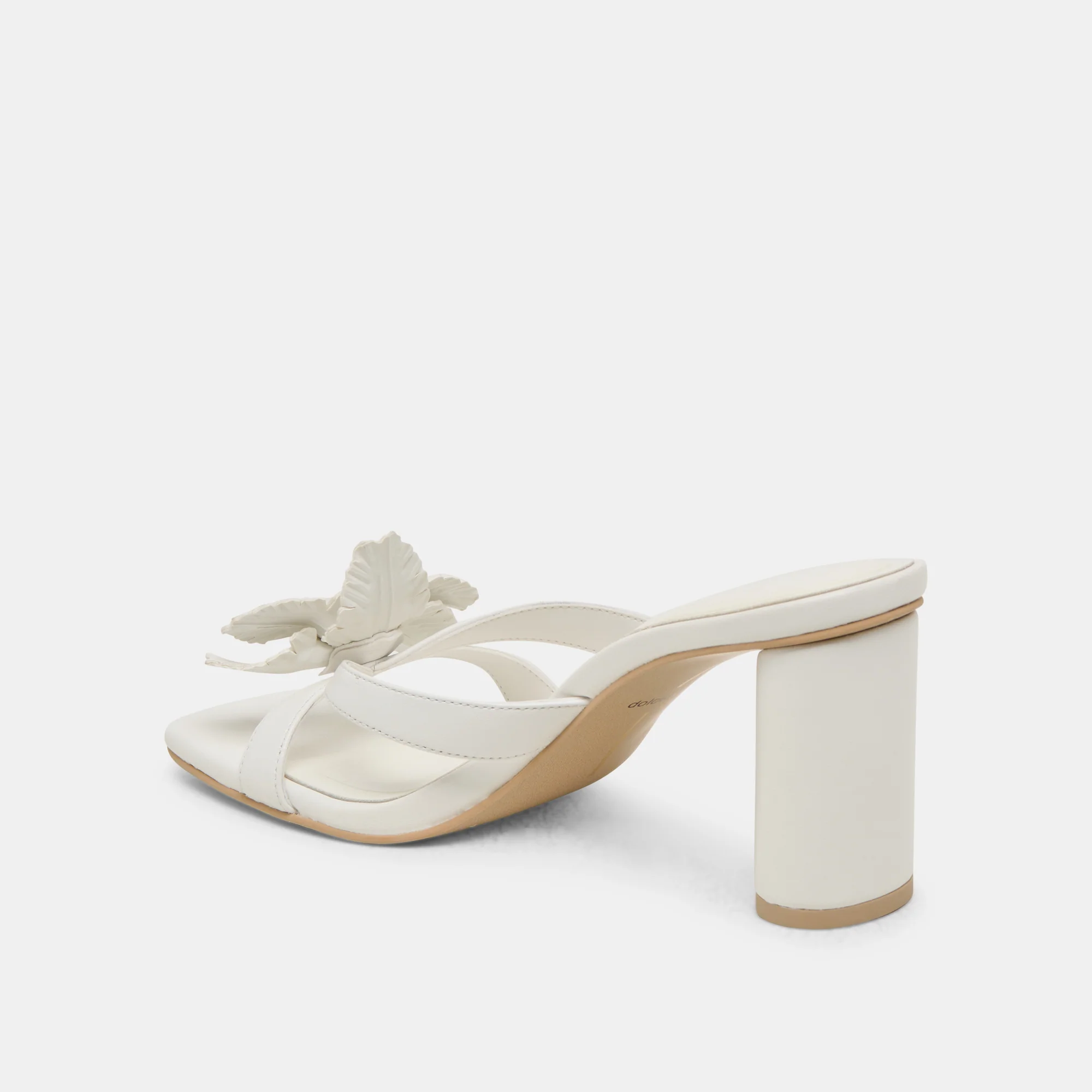 NIKIL HEELS WHITE LEATHER - Image 9