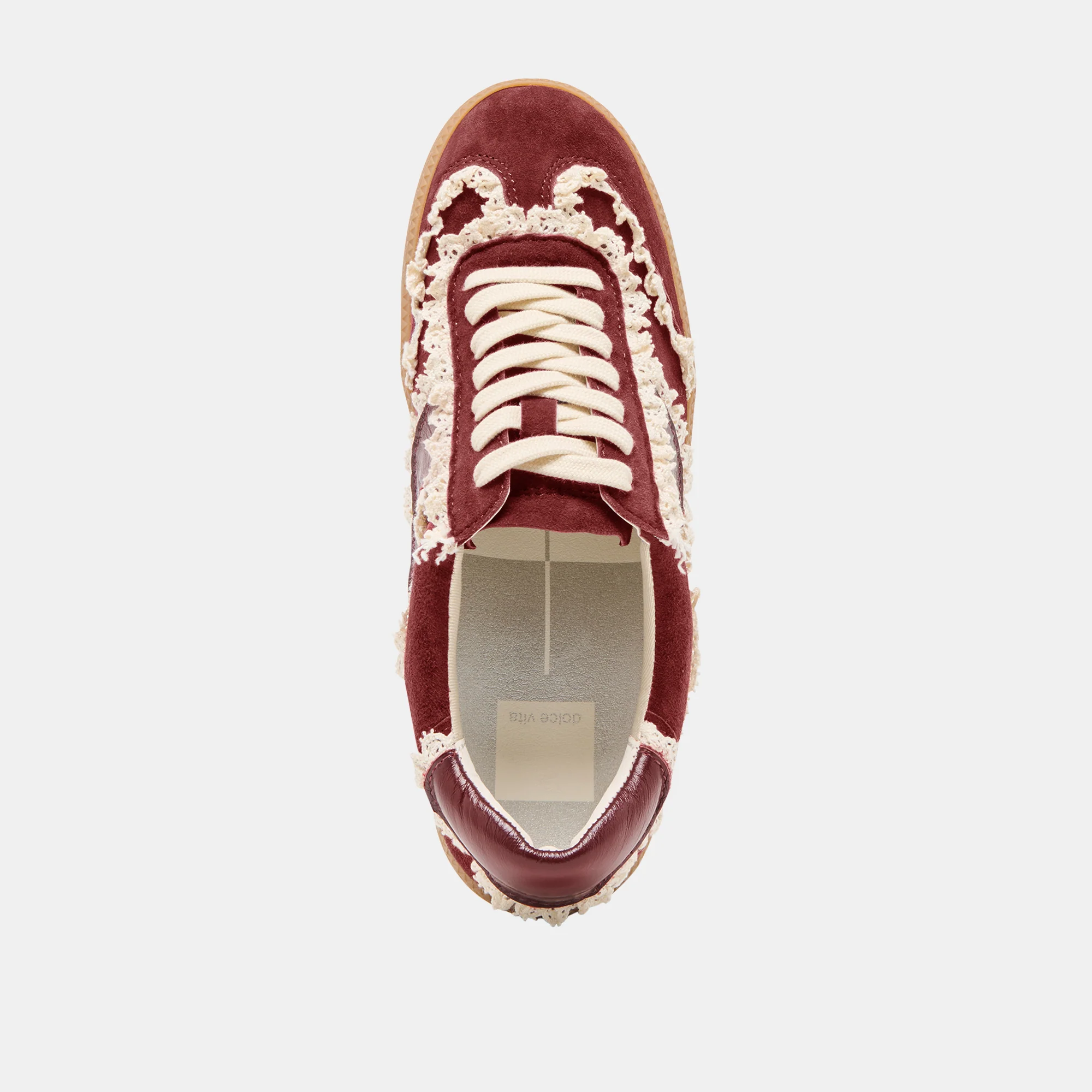 NOTICE LACE SNEAKERS OXBLOOD SUEDE - Image 10