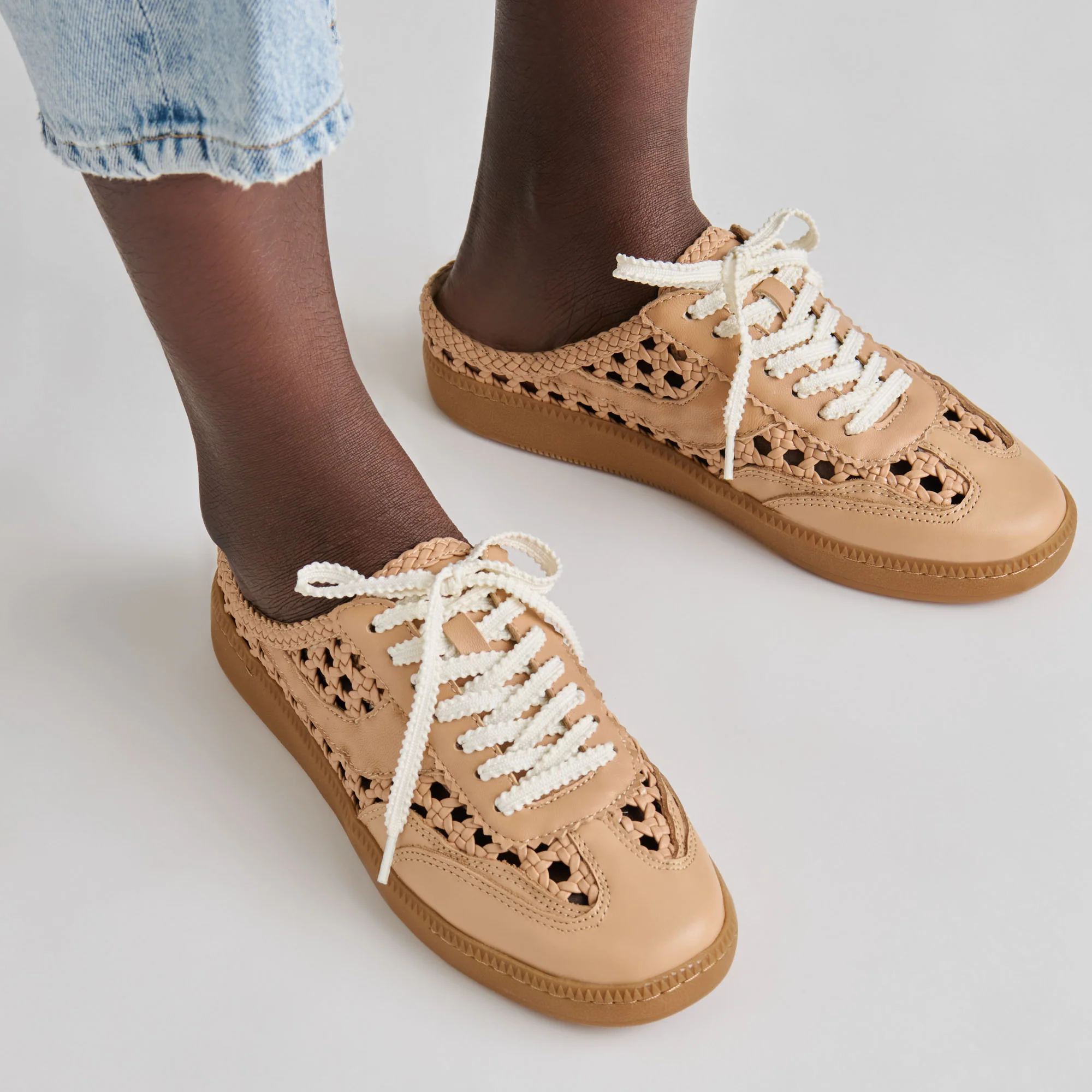 NOTICE SLIDE WOVEN SNEAKERS CAFE WOVEN STELLA - Image 4