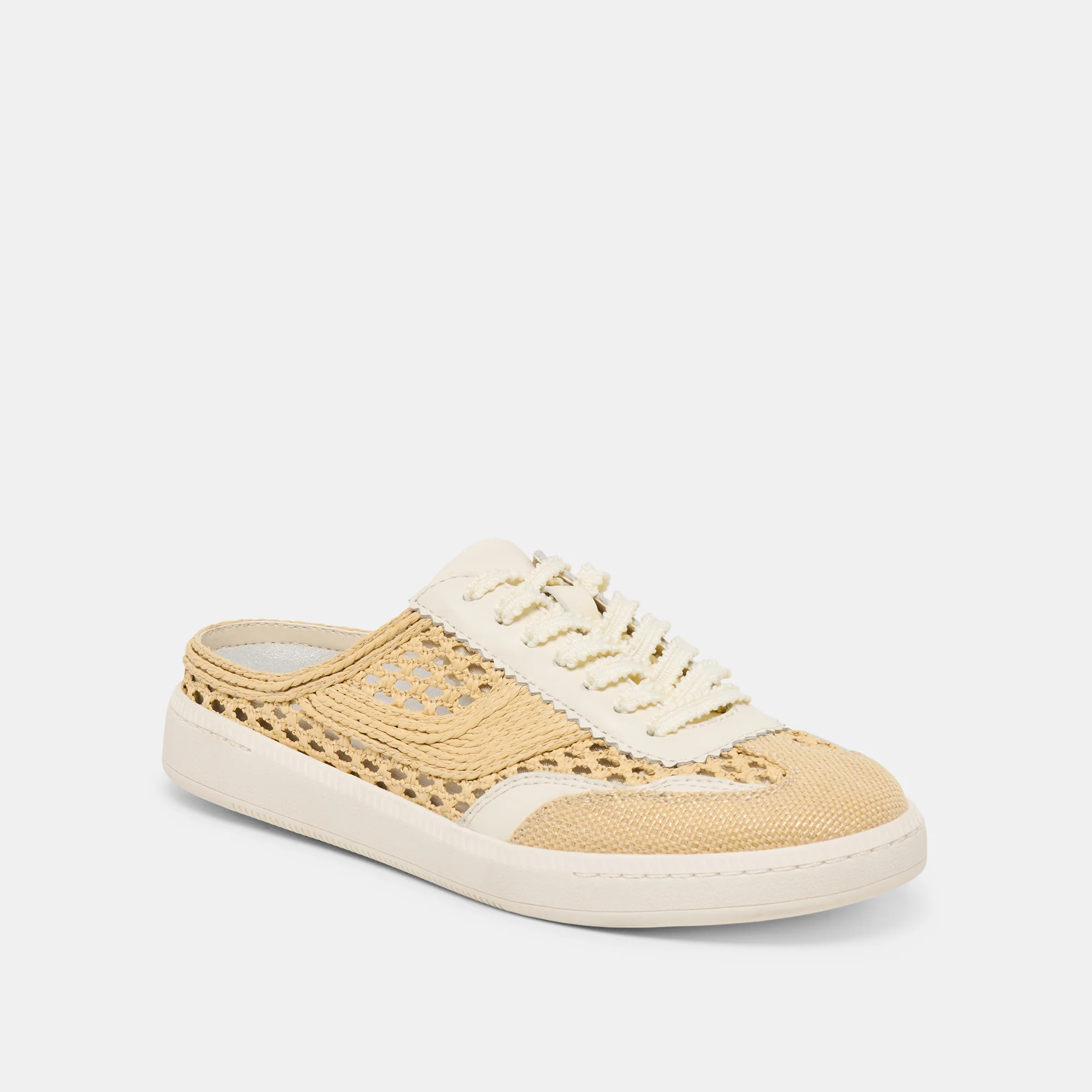 NOTICE SLIDE WOVEN SNEAKERS LT NATURAL WOVEN RAFFIA - Image 3