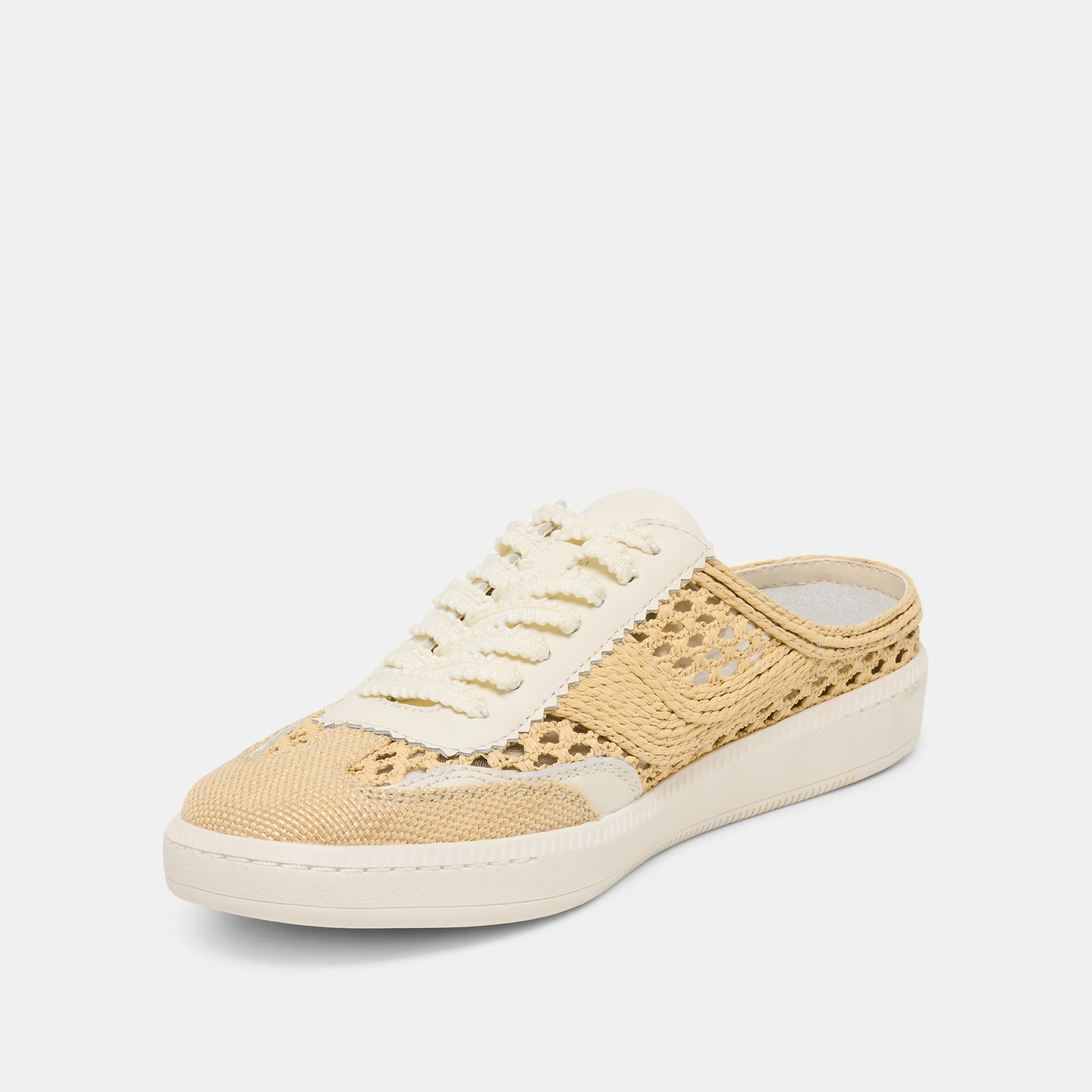 NOTICE SLIDE WOVEN SNEAKERS LT NATURAL WOVEN RAFFIA - Image 6