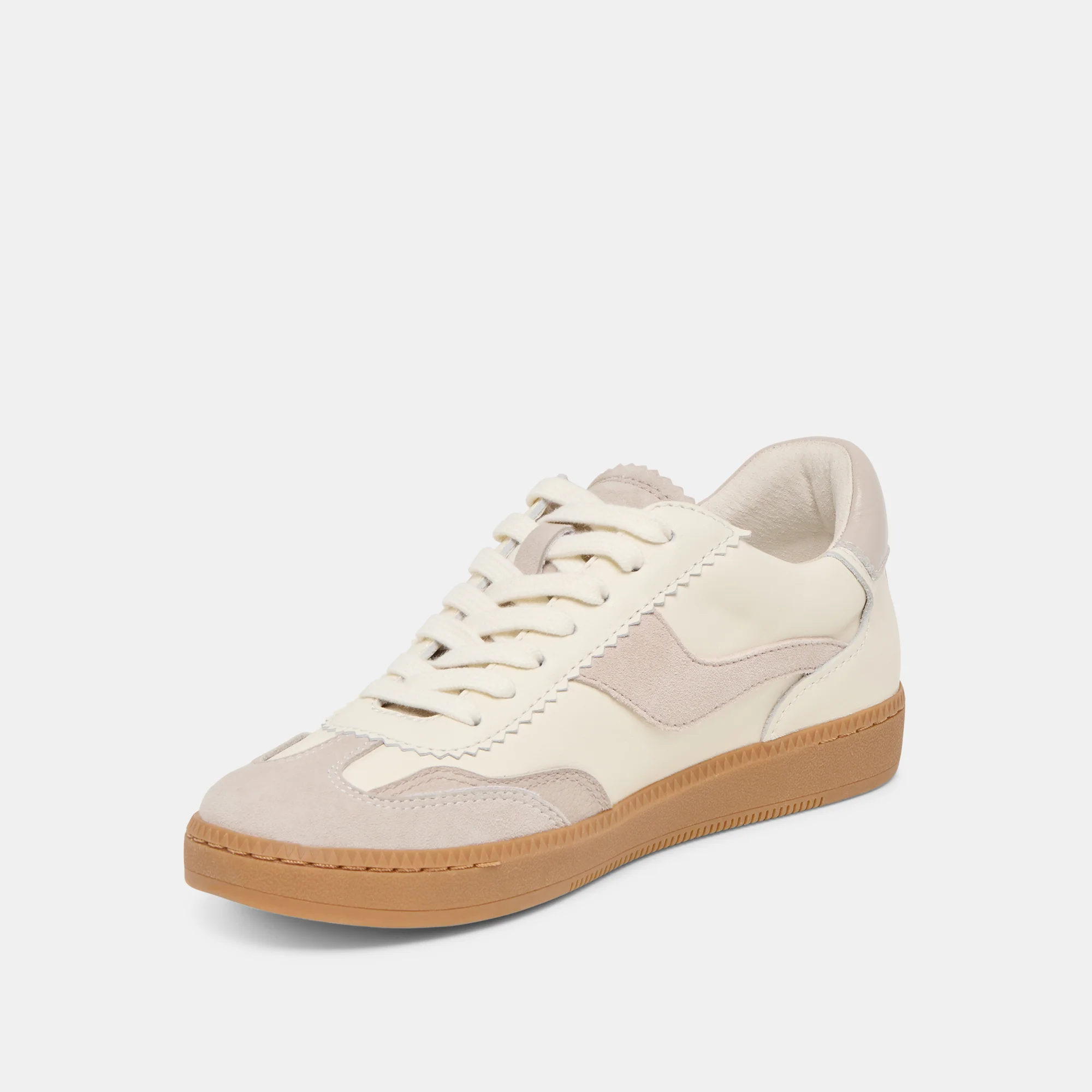 NOTICE SNEAKERS GREY WHITE LEATHER - Image 6