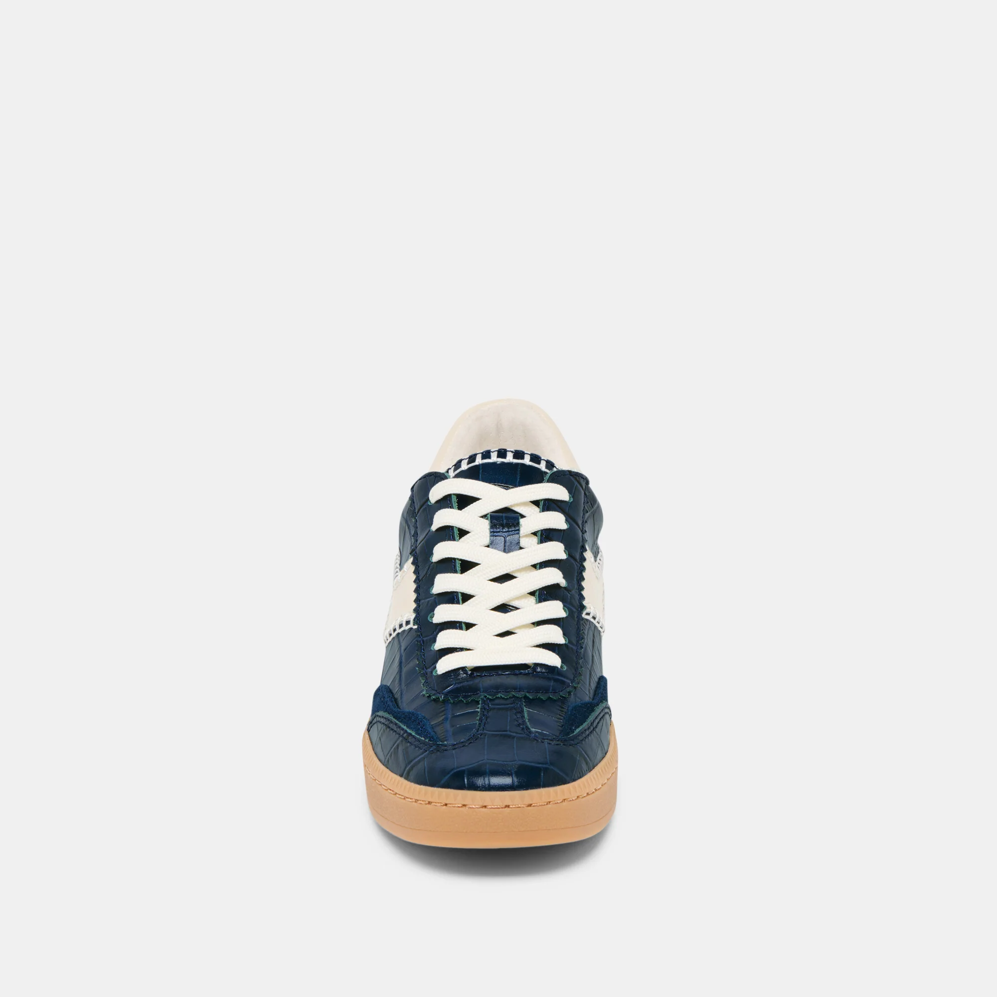 NOTICE STITCH SNEAKERS INK CROCO EMBOSSED LEATHER - Image 8