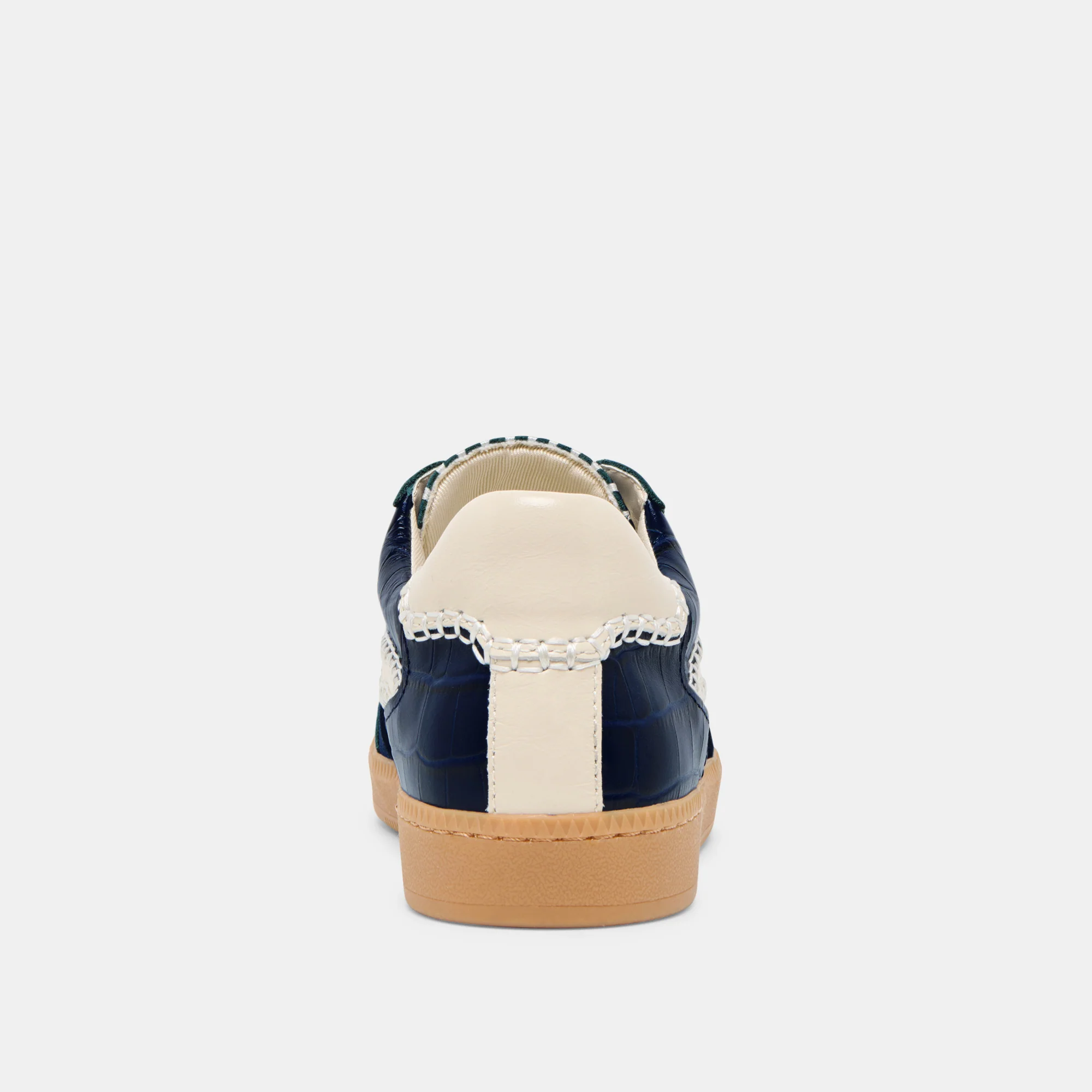 NOTICE STITCH SNEAKERS INK CROCO EMBOSSED LEATHER - Image 9