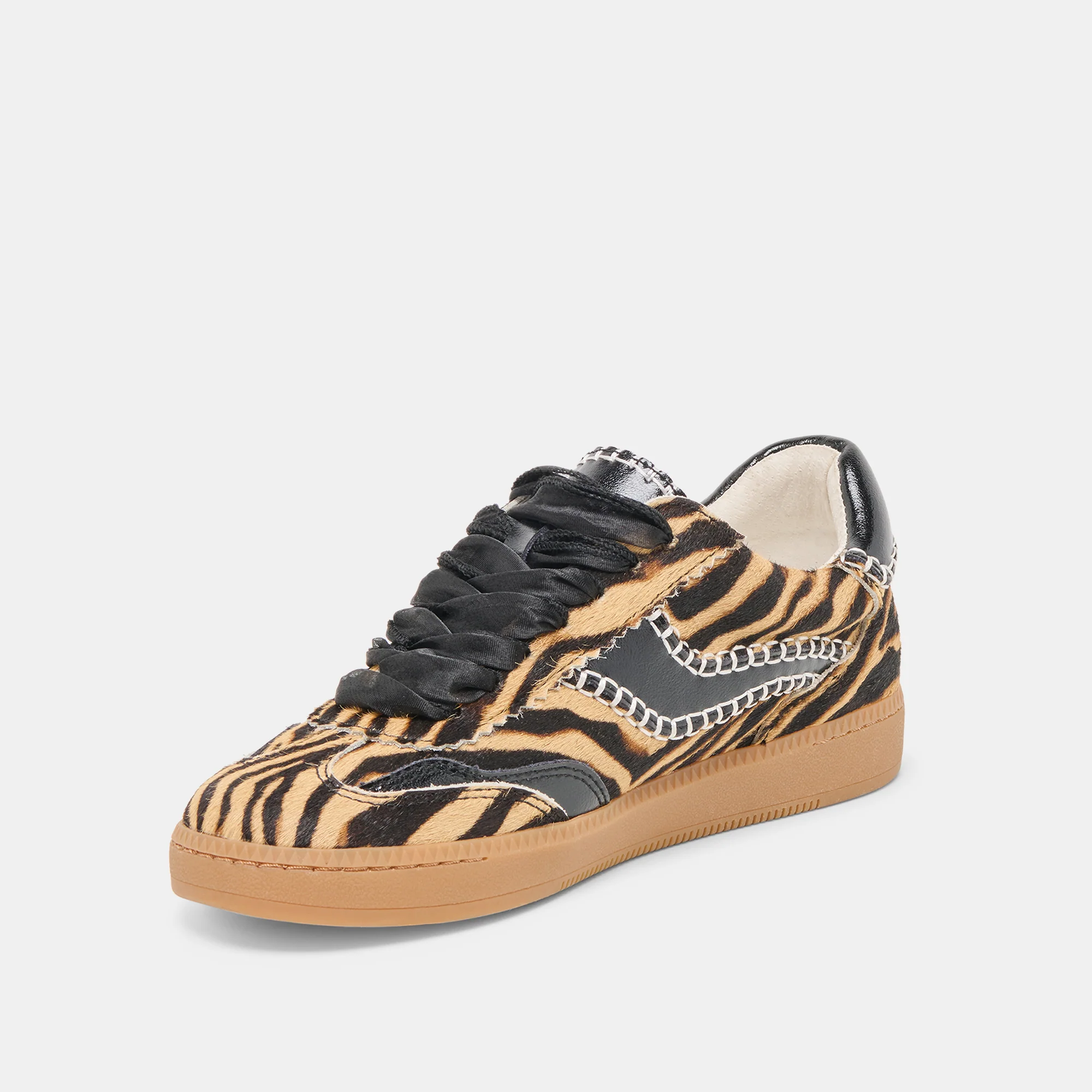 NOTICE STITCH SNEAKERS TIGER CALF HAIR - Image 4