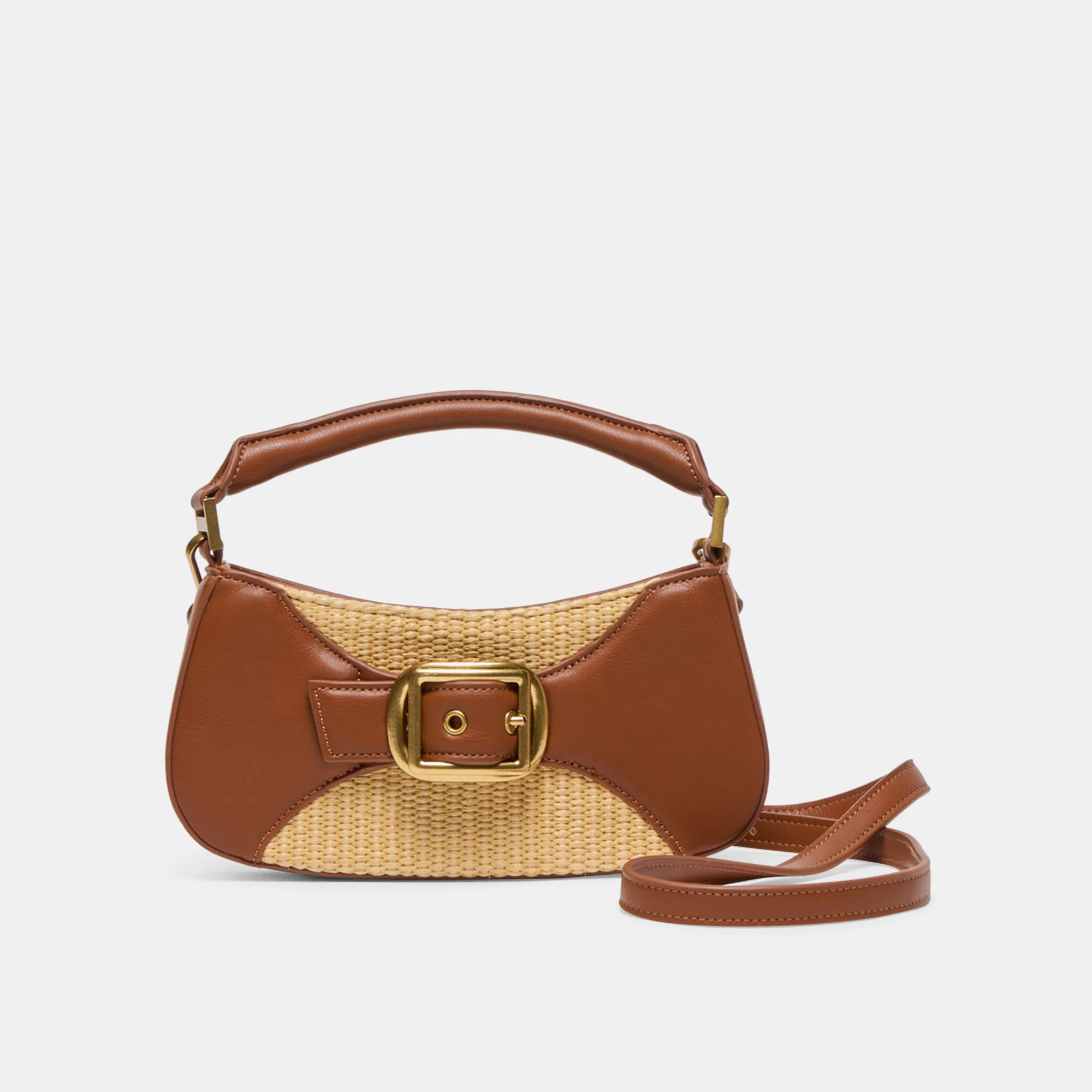 NUALA RAFFIA HANDBAG SADDLE STELLA - Image 10