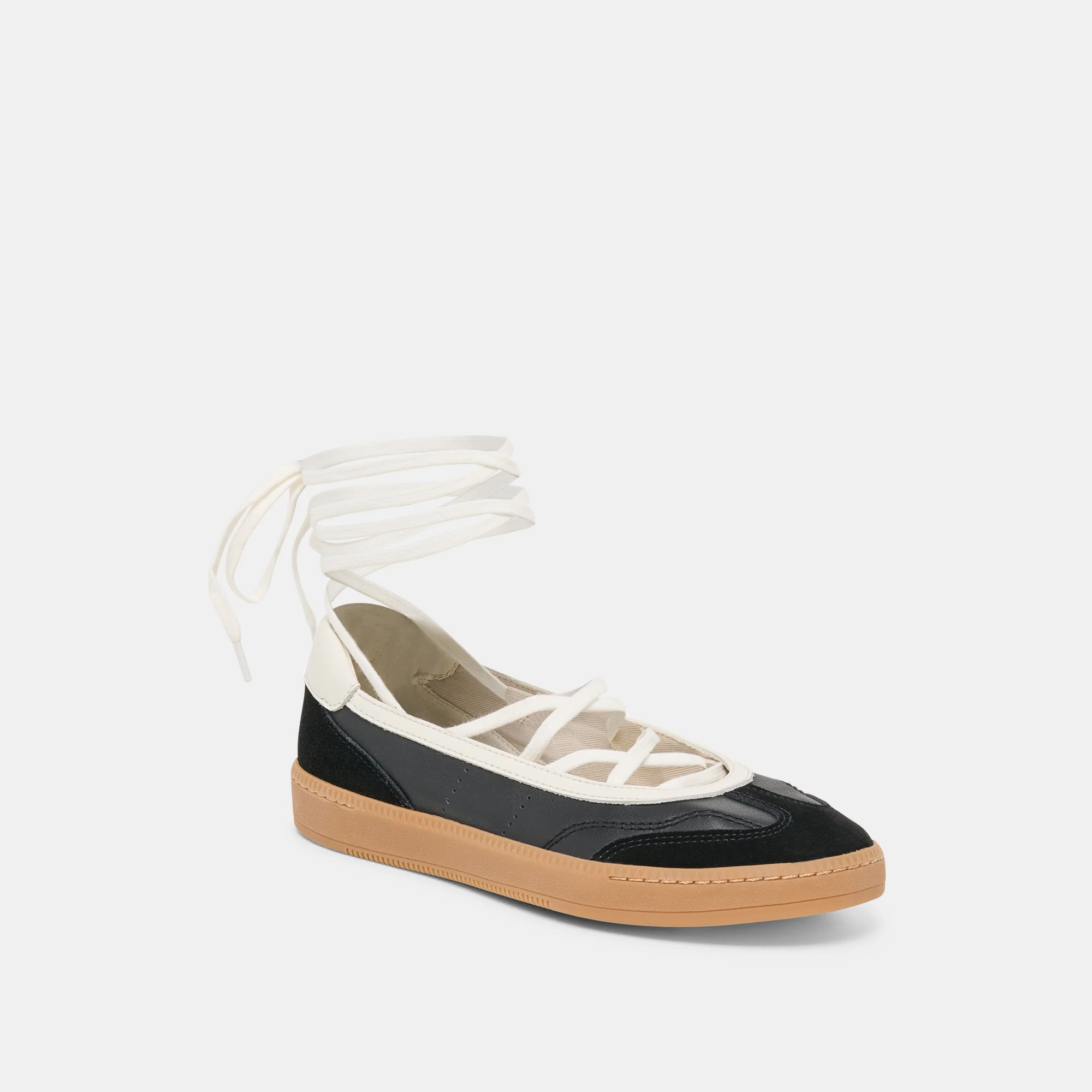 NYOMIE SNEAKERS BLACK LEATHER - Image 2