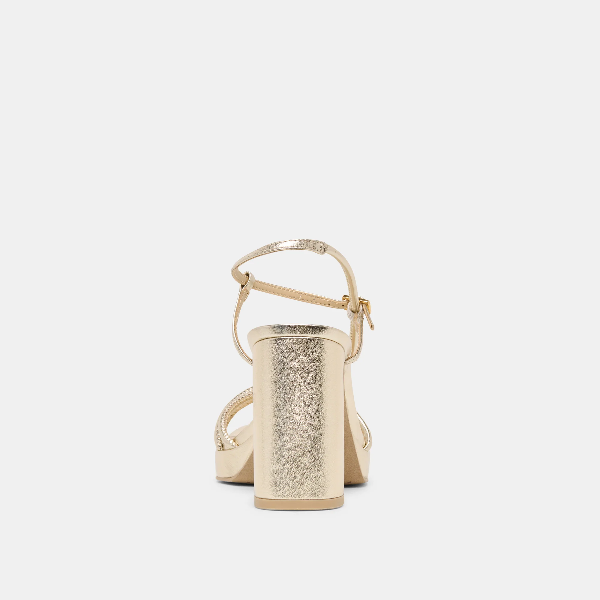 ODETE HEELS GOLD LEATHER - Image 9