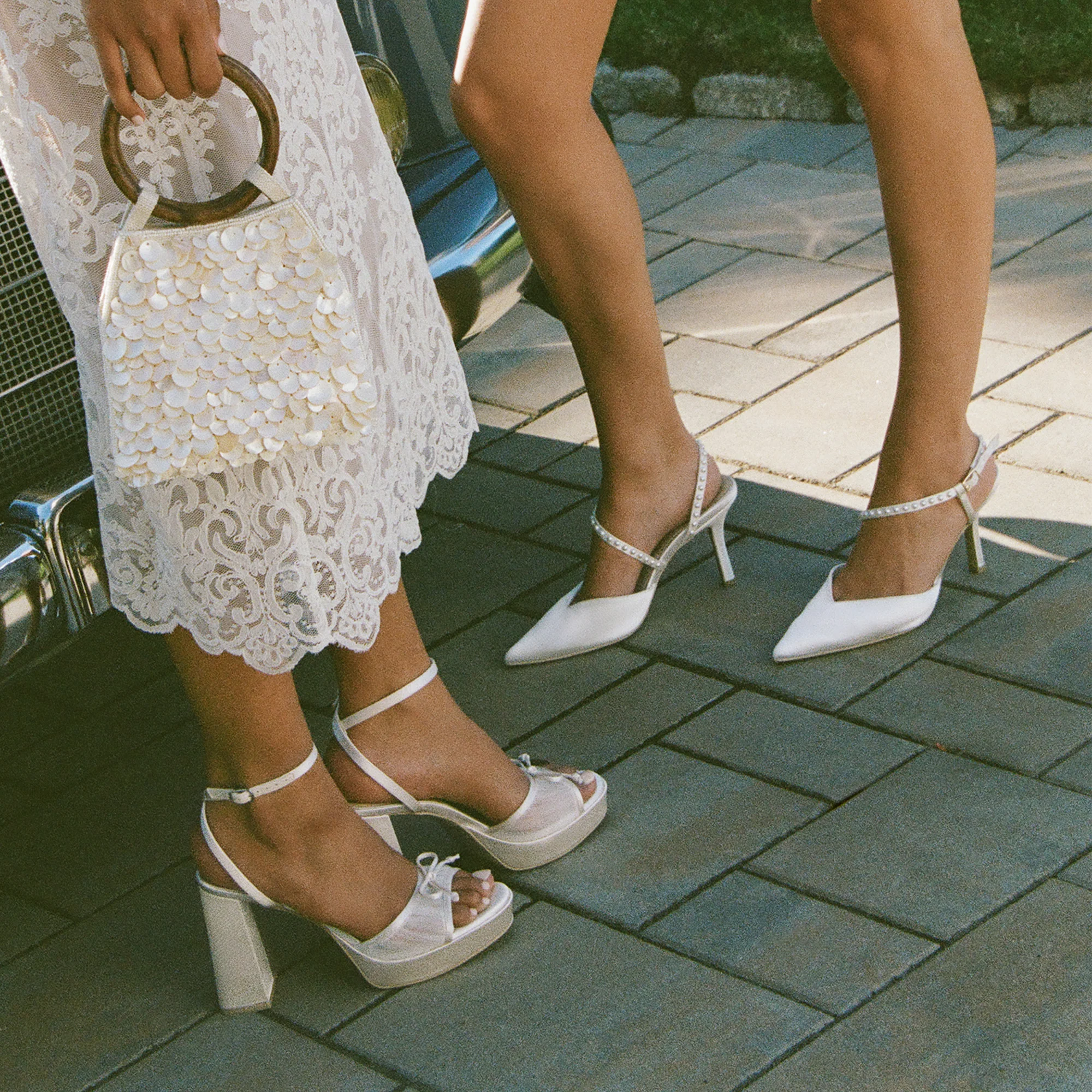 PANDOR HEELS WHITE TULLE - Image 6