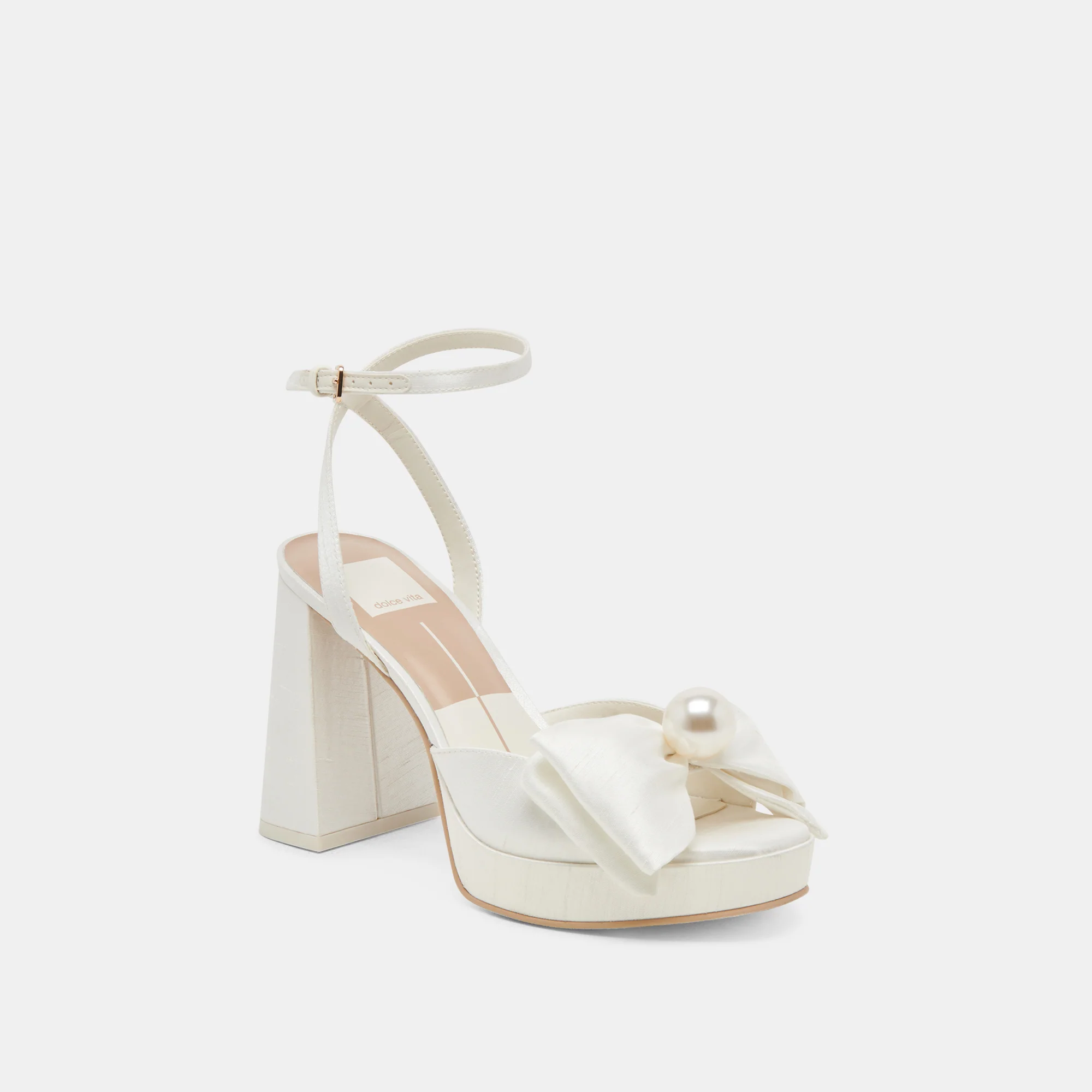 PATTON HEELS IVORY SATIN - Image 3