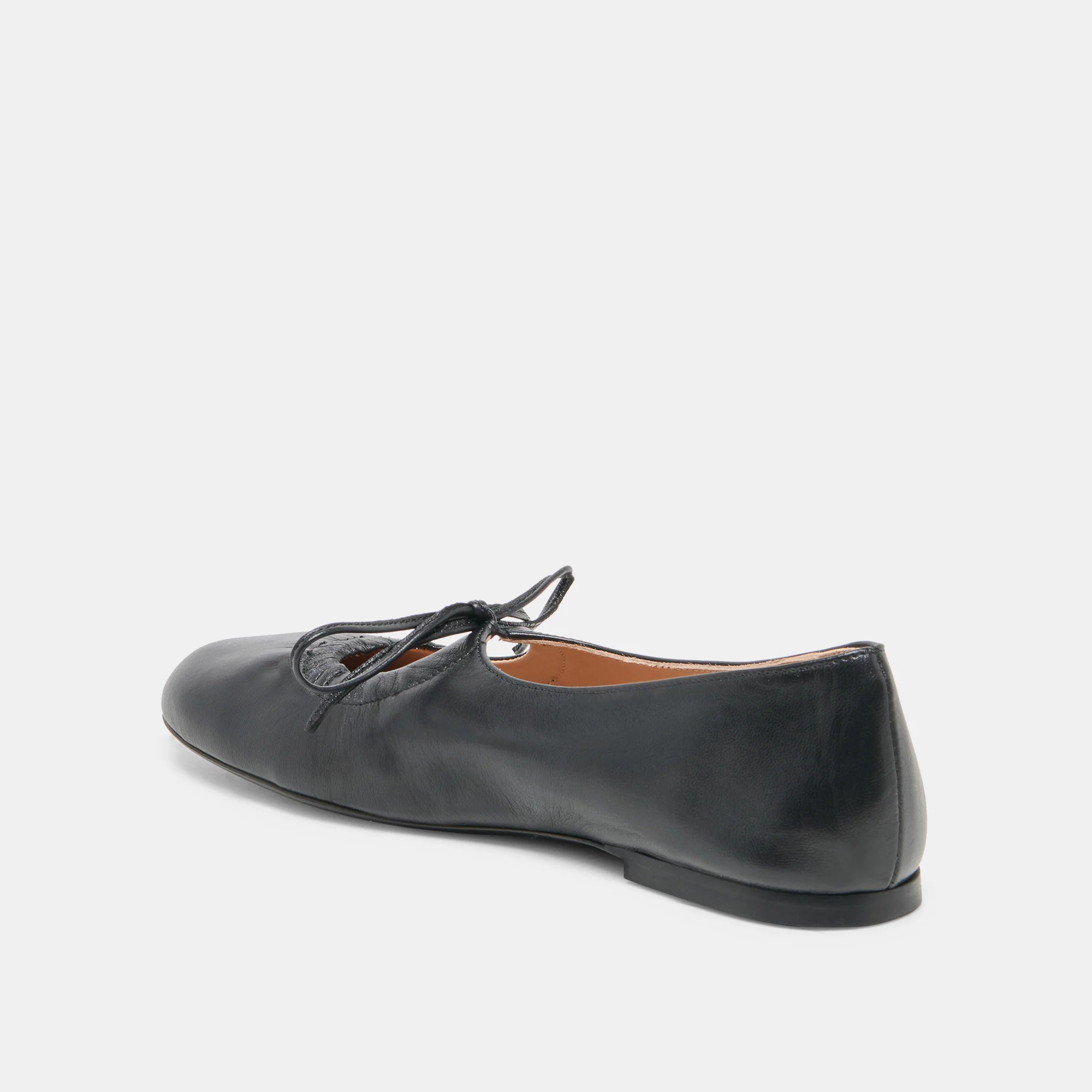 PAZEY BALLET FLATS BLACK LEATHER - Image 5