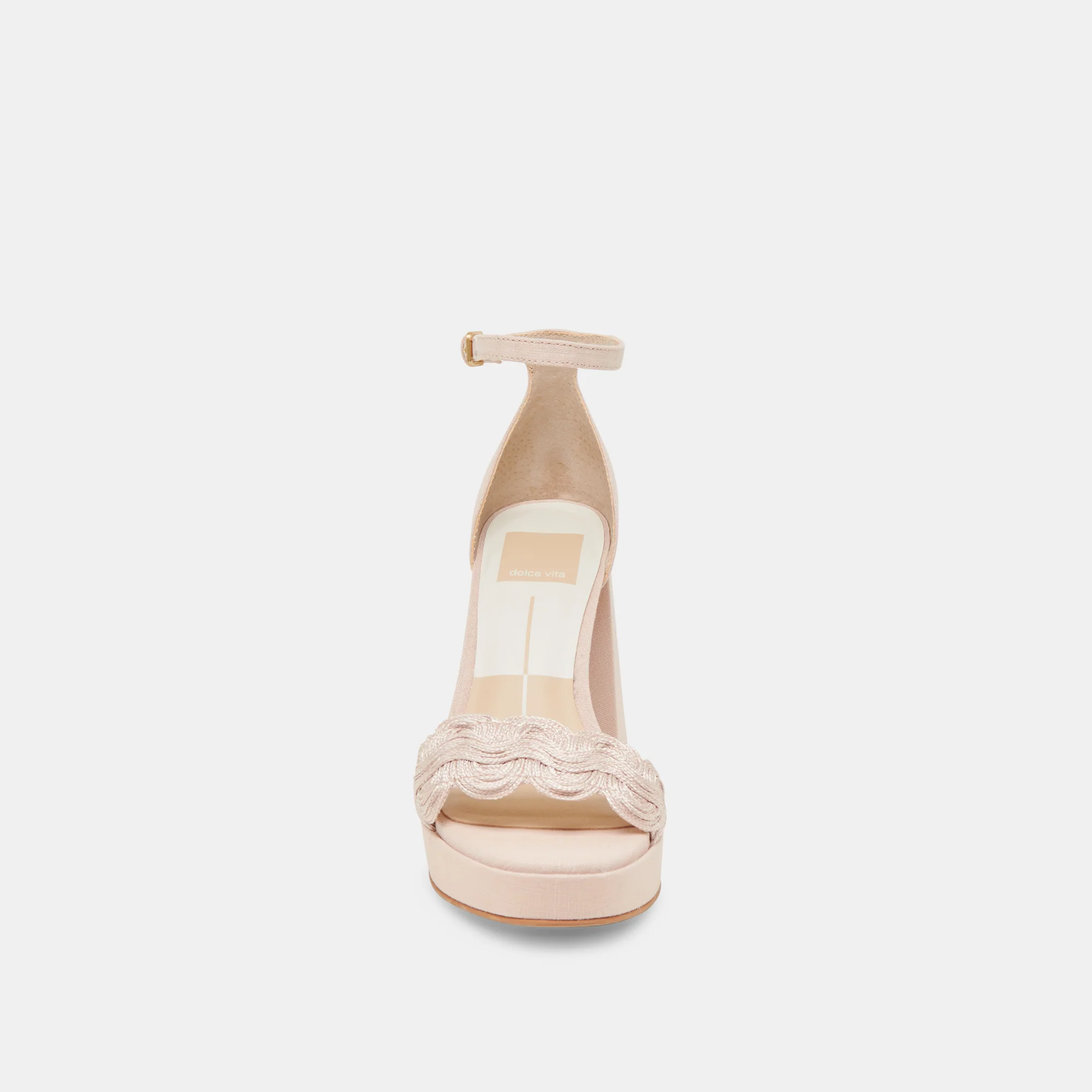 PELTIN HEELS LIGHT PINK WOVEN RAFFIA - Image 8