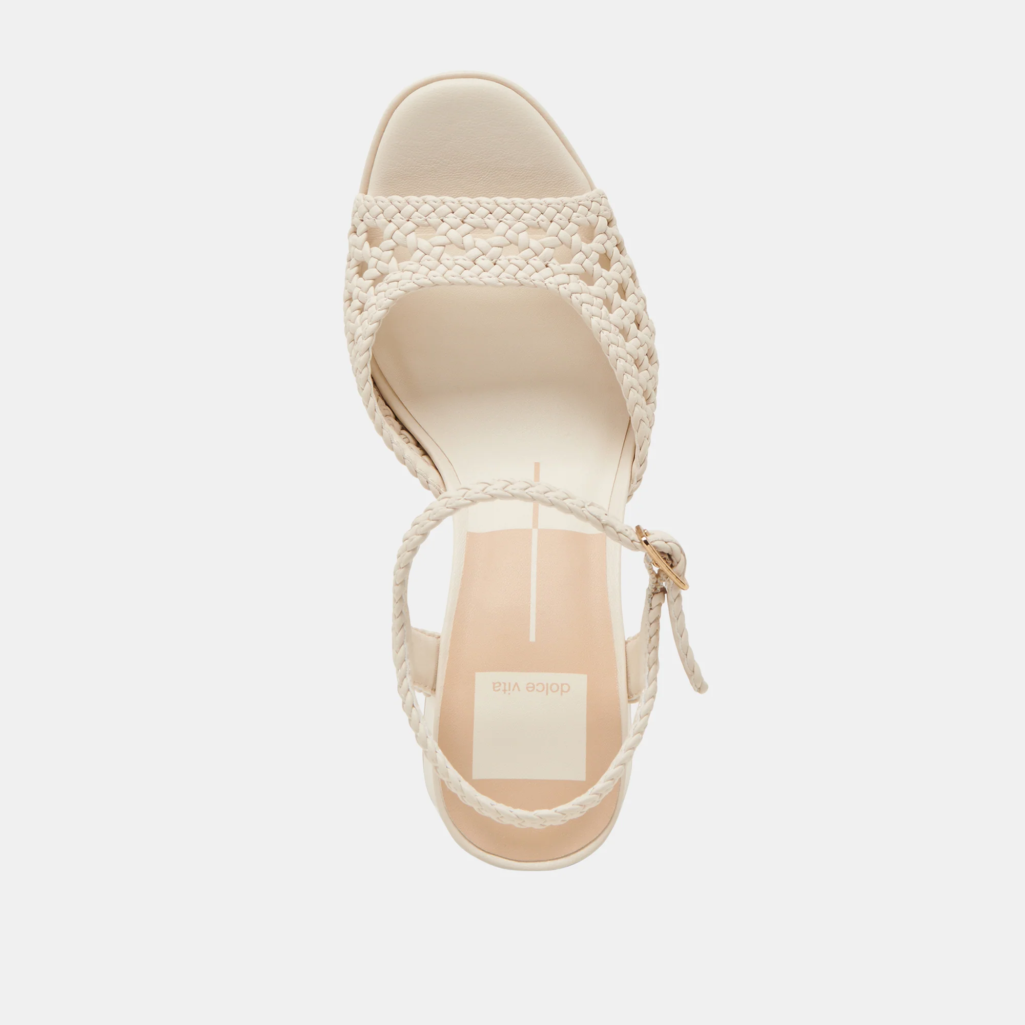 PEYTEN WIDE HEELS CREME WOVEN STELLA - Image 8