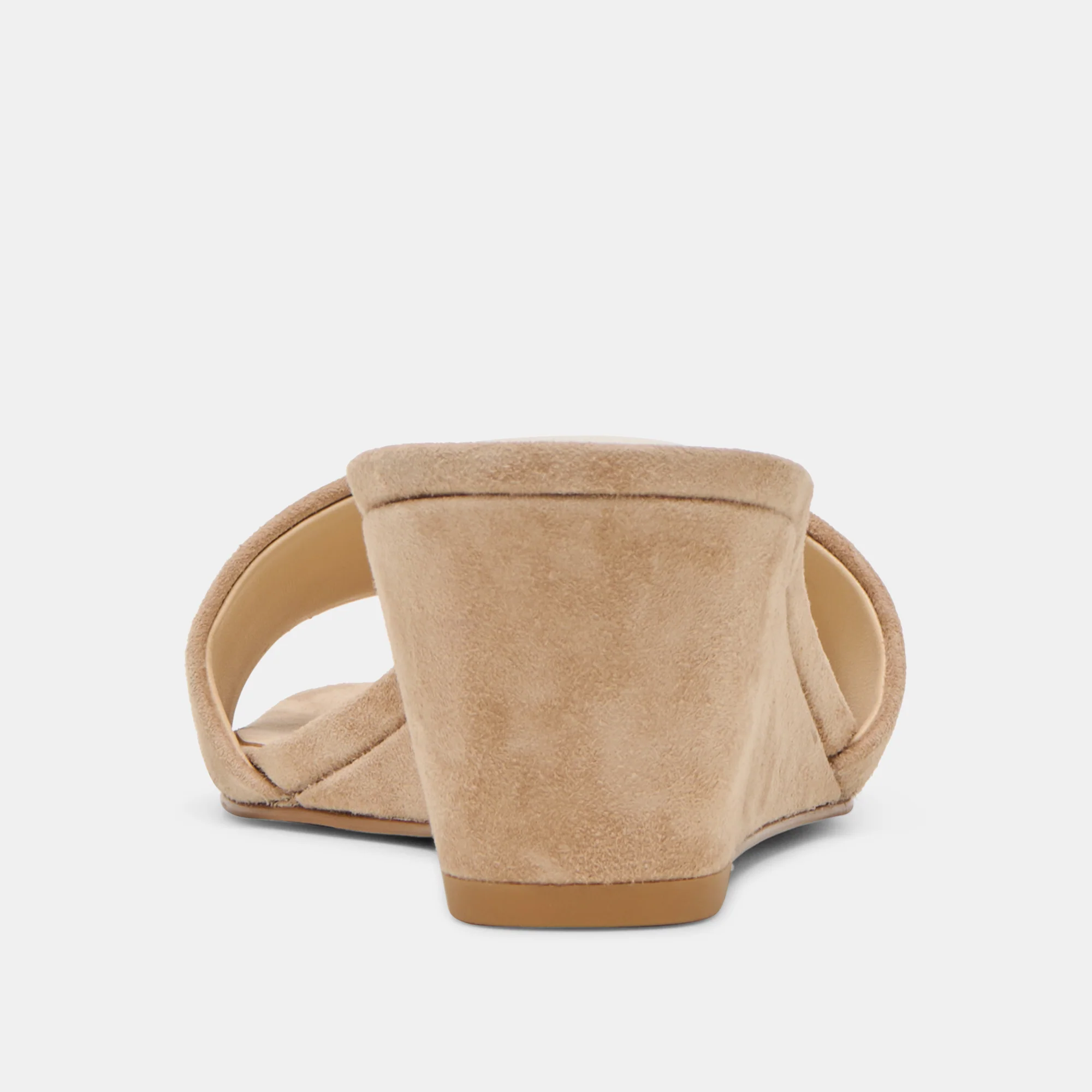 QAILY WIDE WEDGES CAMEL SUEDE - Image 7