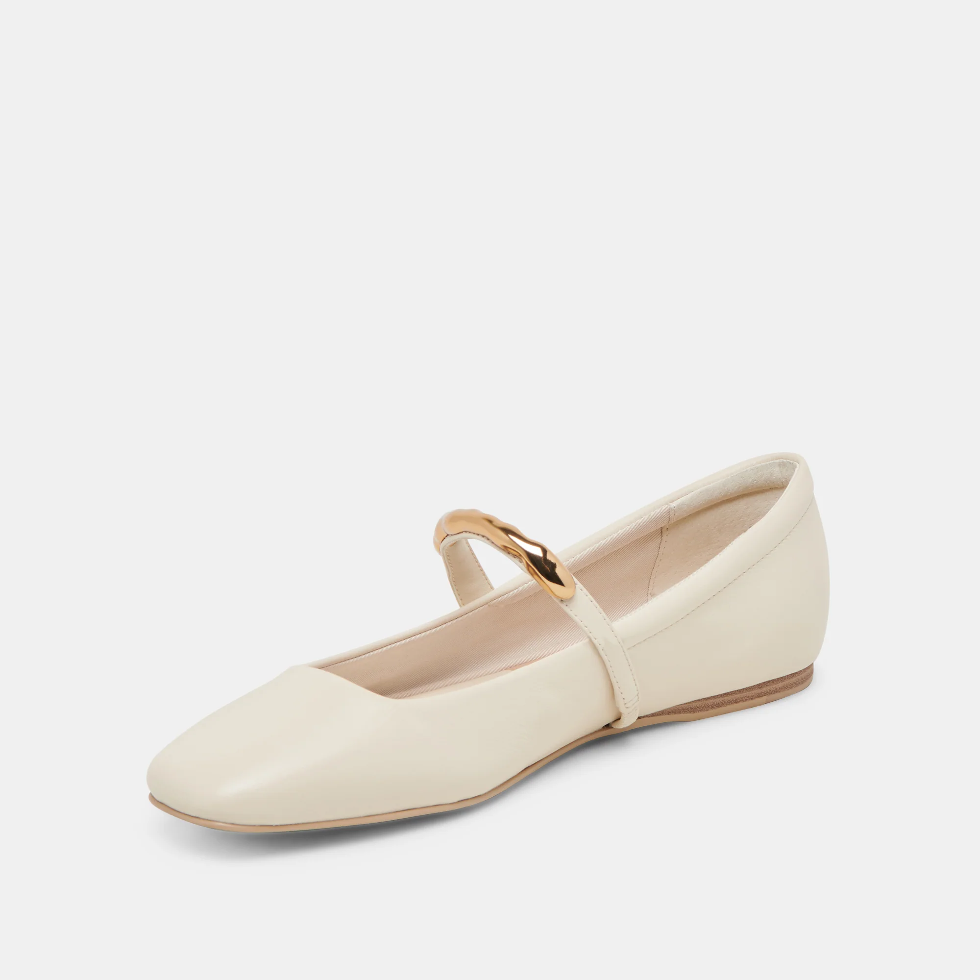 RADYA BALLET FLATS CREME LEATHER - Image 6