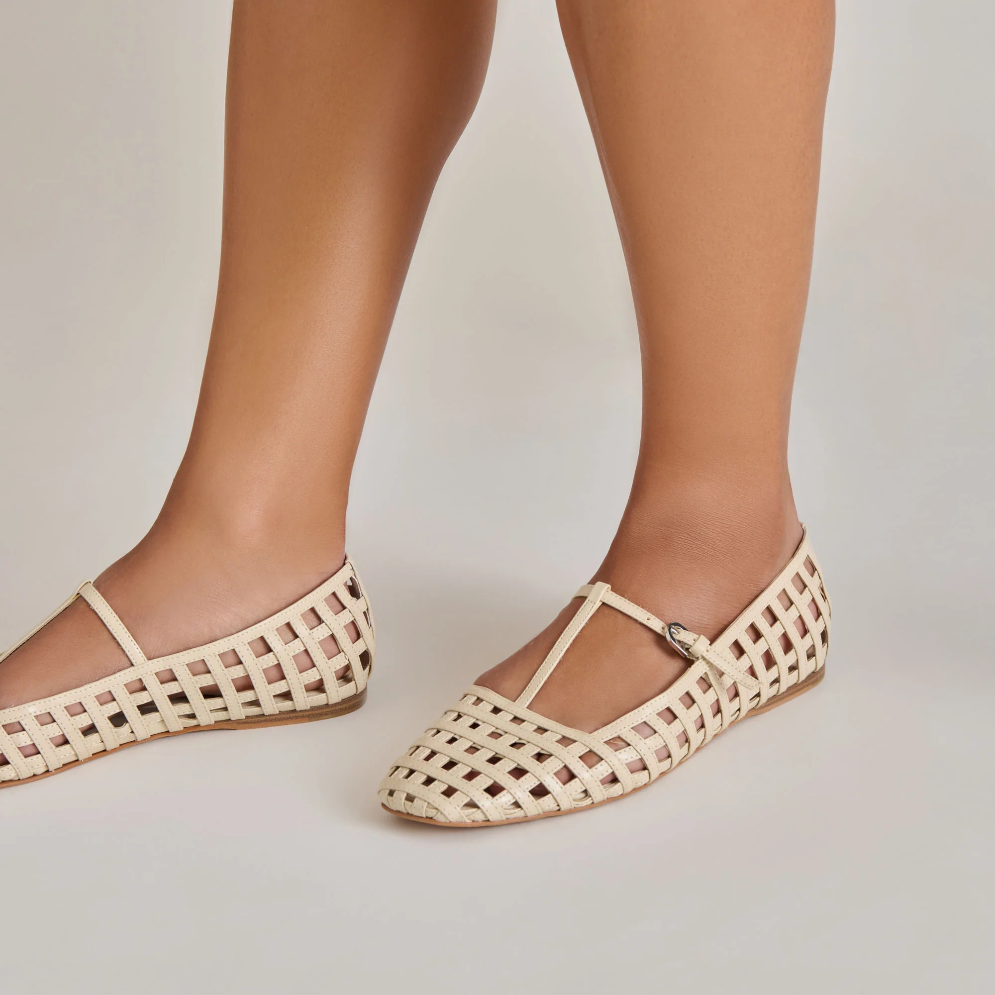RAINS BALLET FLATS IVORY STELLA - Image 2