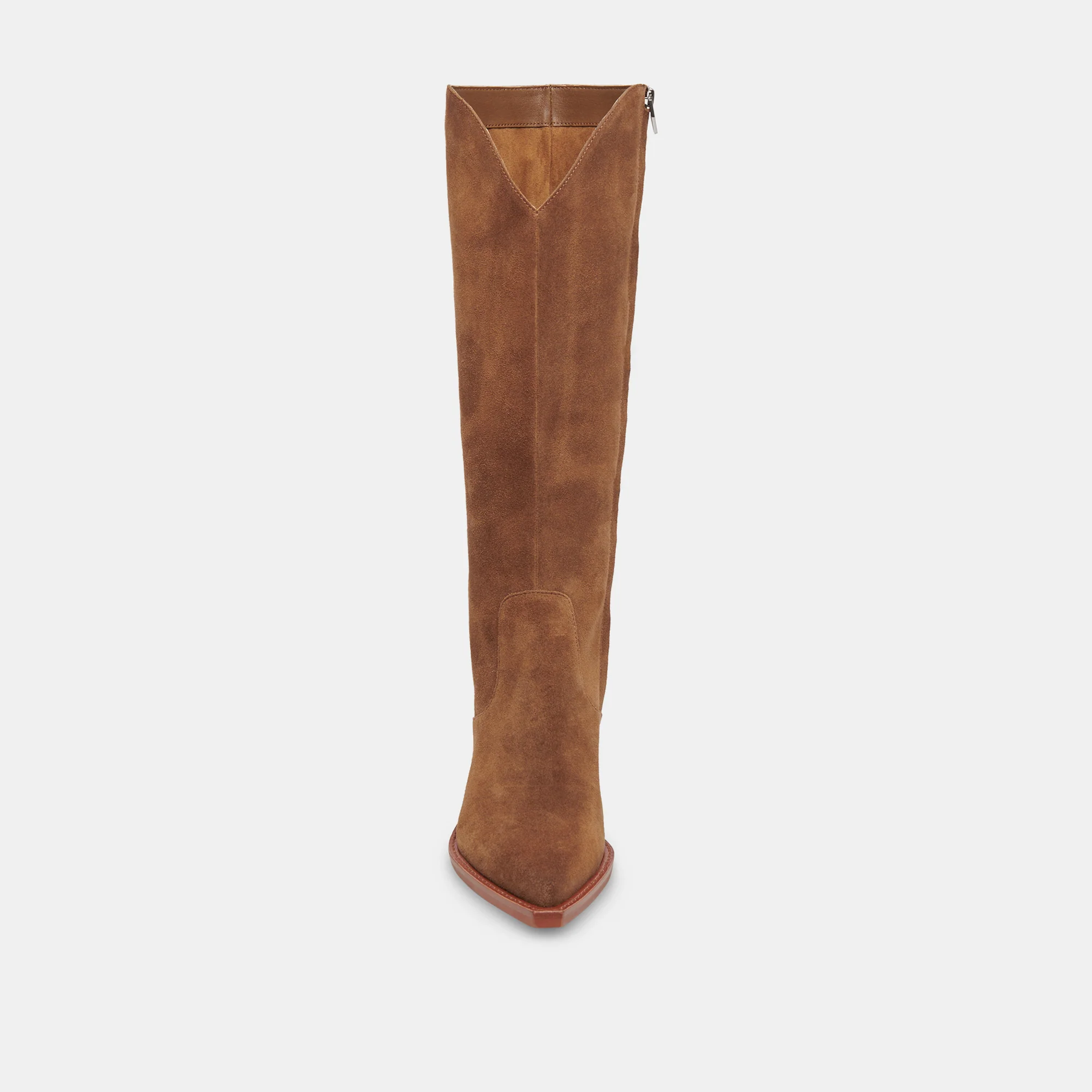RAJ EXTRA WIDE CALF BOOTS BROWN SUEDE - Image 16