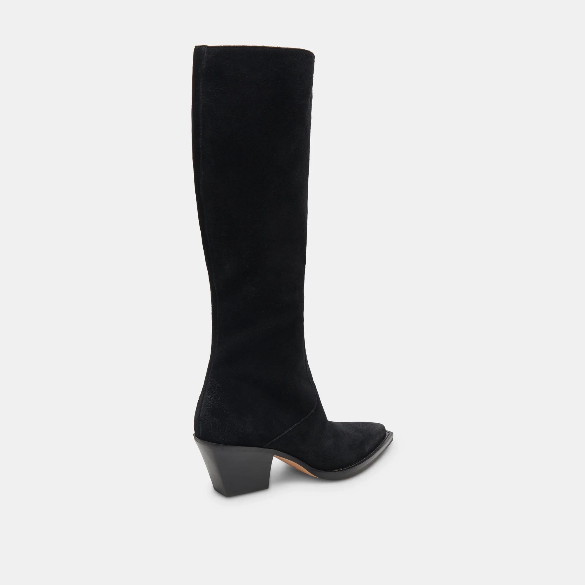 RAJ WIDE CALF BOOTS ONYX SUEDE - Image 12