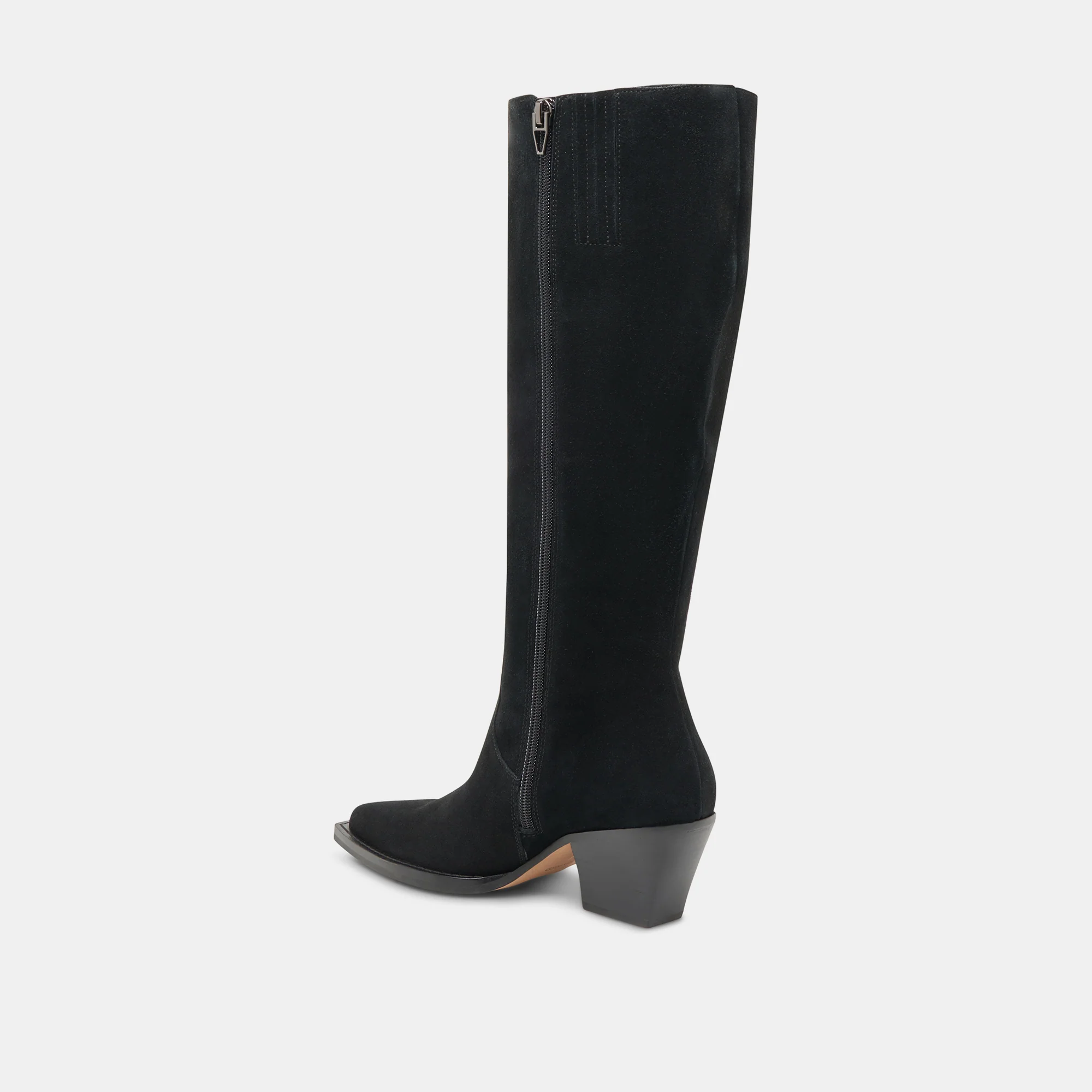 RAJ WIDE CALF BOOTS ONYX SUEDE - Image 13