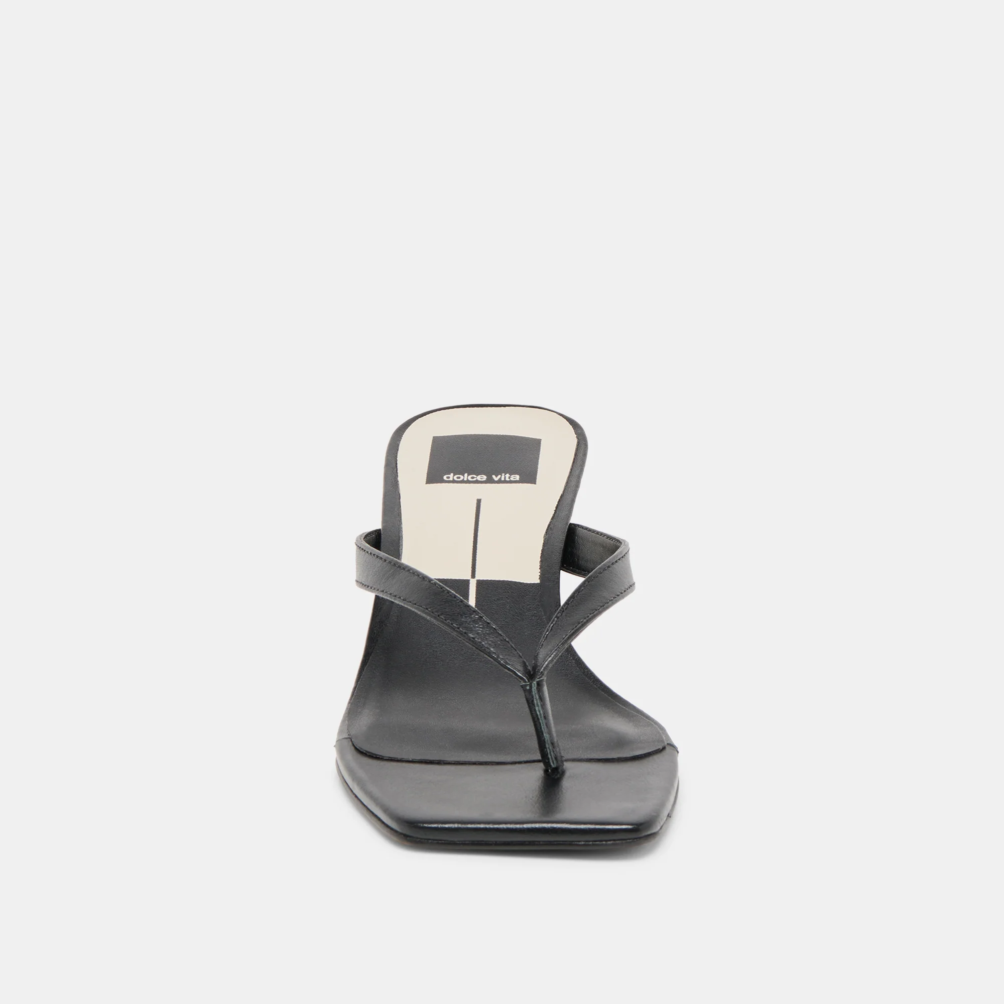 RAMIA HEELS BLACK LEATHER - Image 8