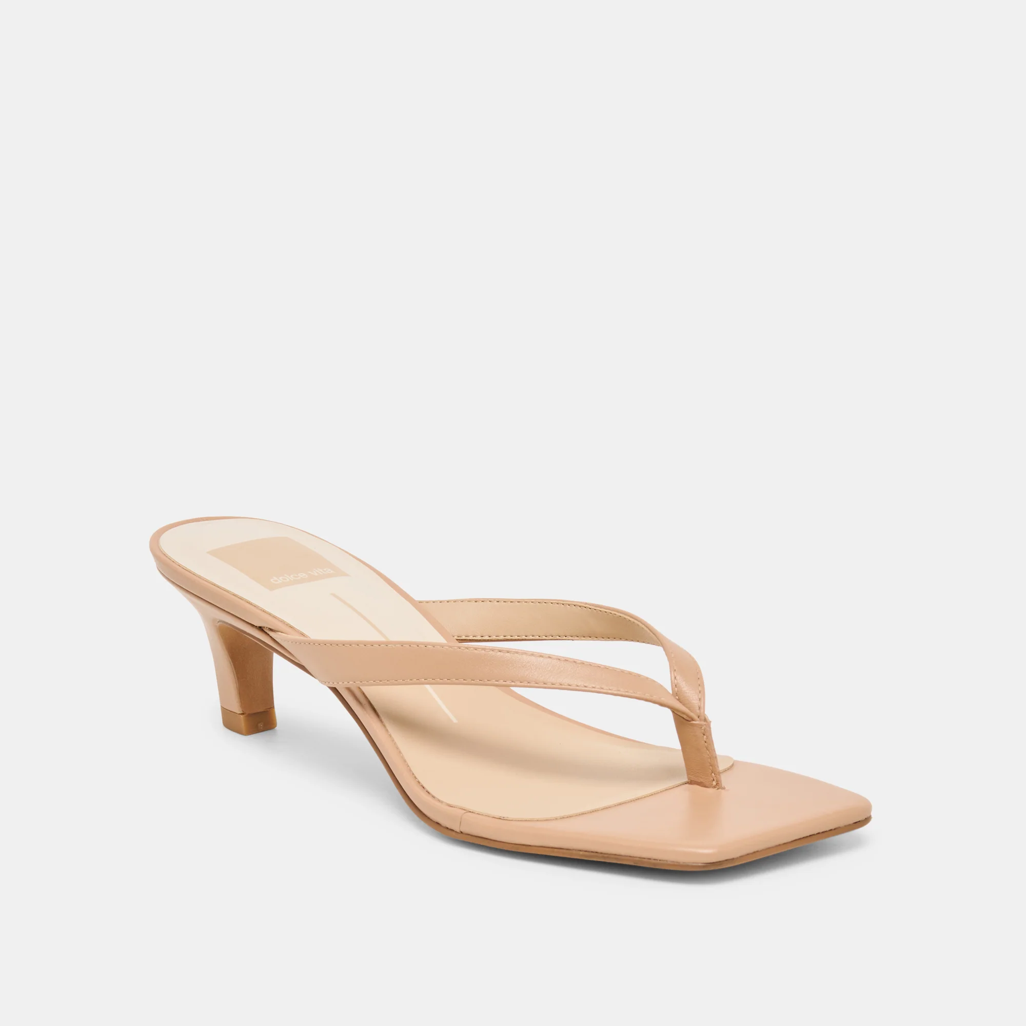 RAMIA HEELS CAFE LEATHER - Image 3