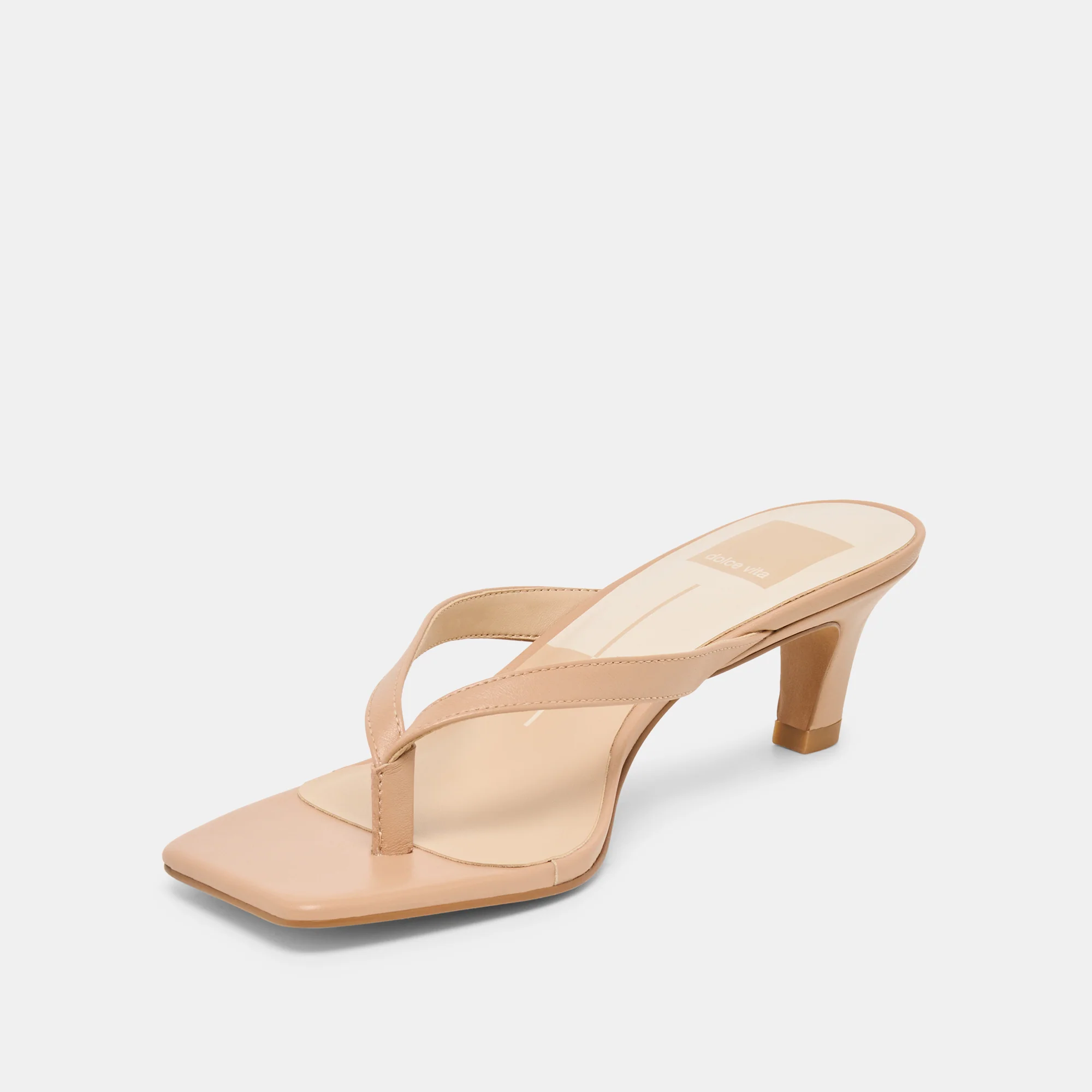 RAMIA HEELS CAFE LEATHER - Image 6