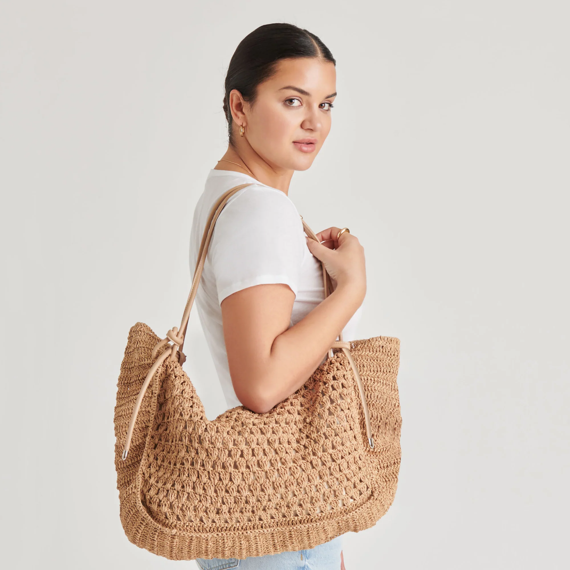 RAVELLO TOTE NATURAL RAFFIA - Image 8
