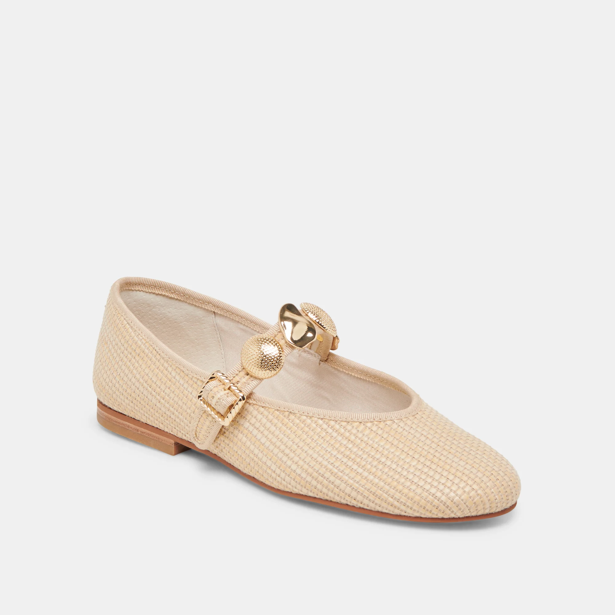 RELAN BALLET FLATS LT NATURAL RAFFIA - Image 3