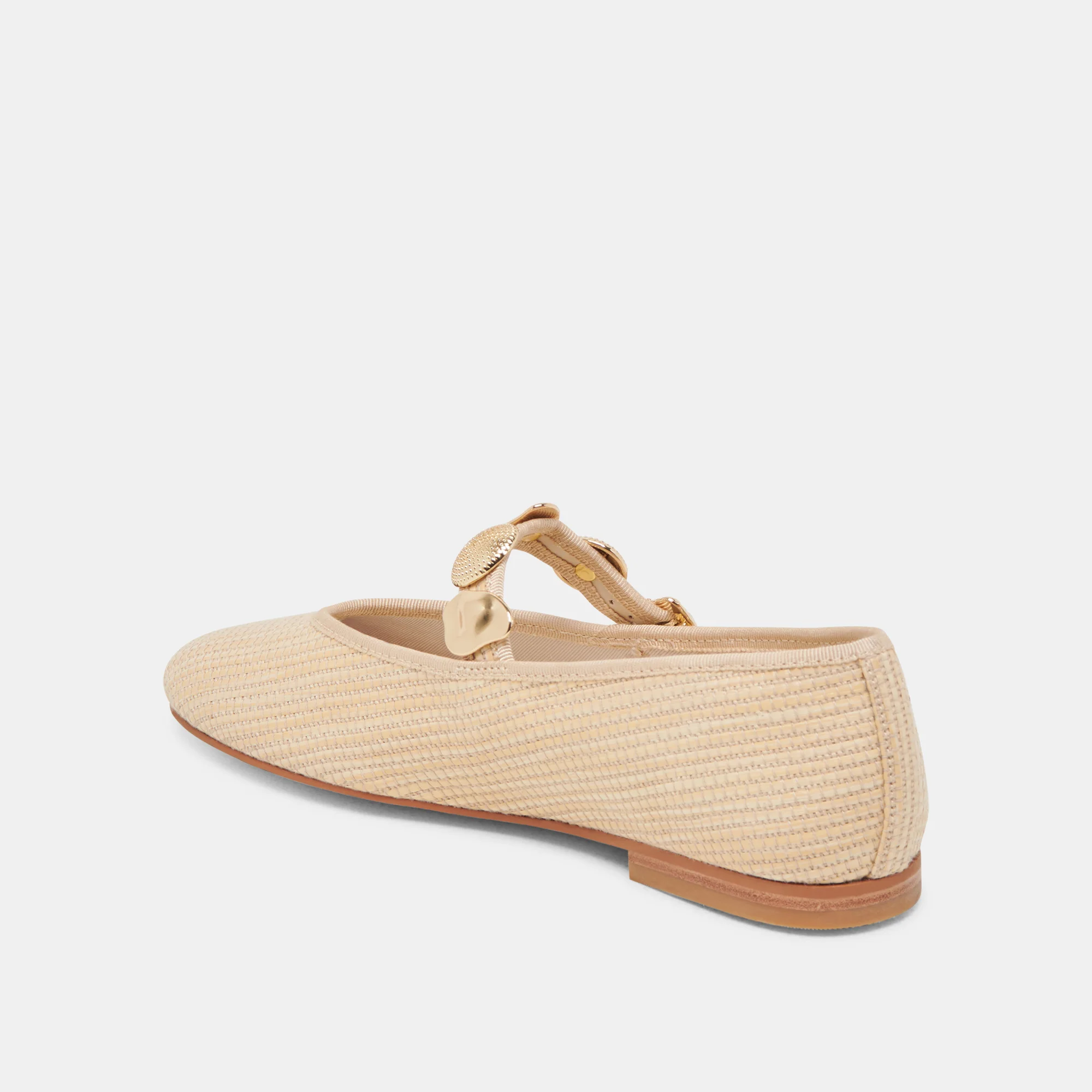 RELAN BALLET FLATS LT NATURAL RAFFIA - Image 7