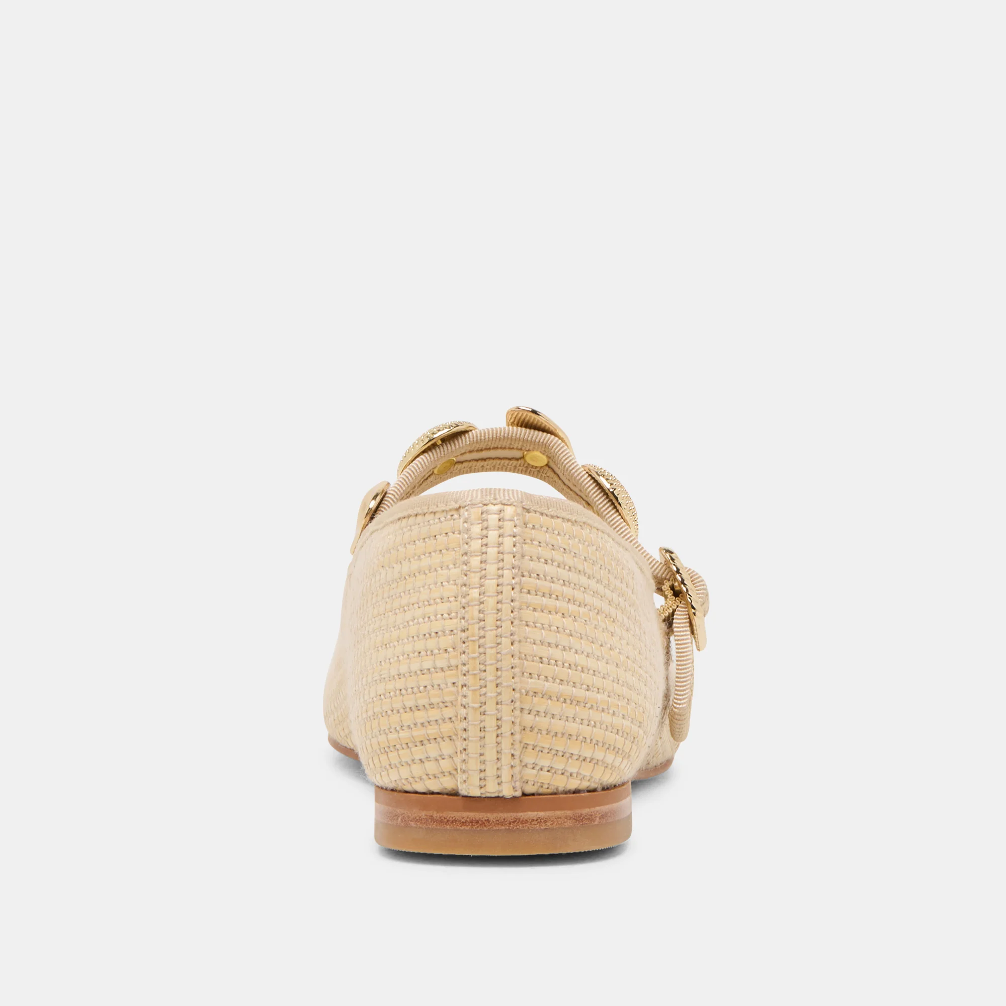 RELAN BALLET FLATS LT NATURAL RAFFIA - Image 9