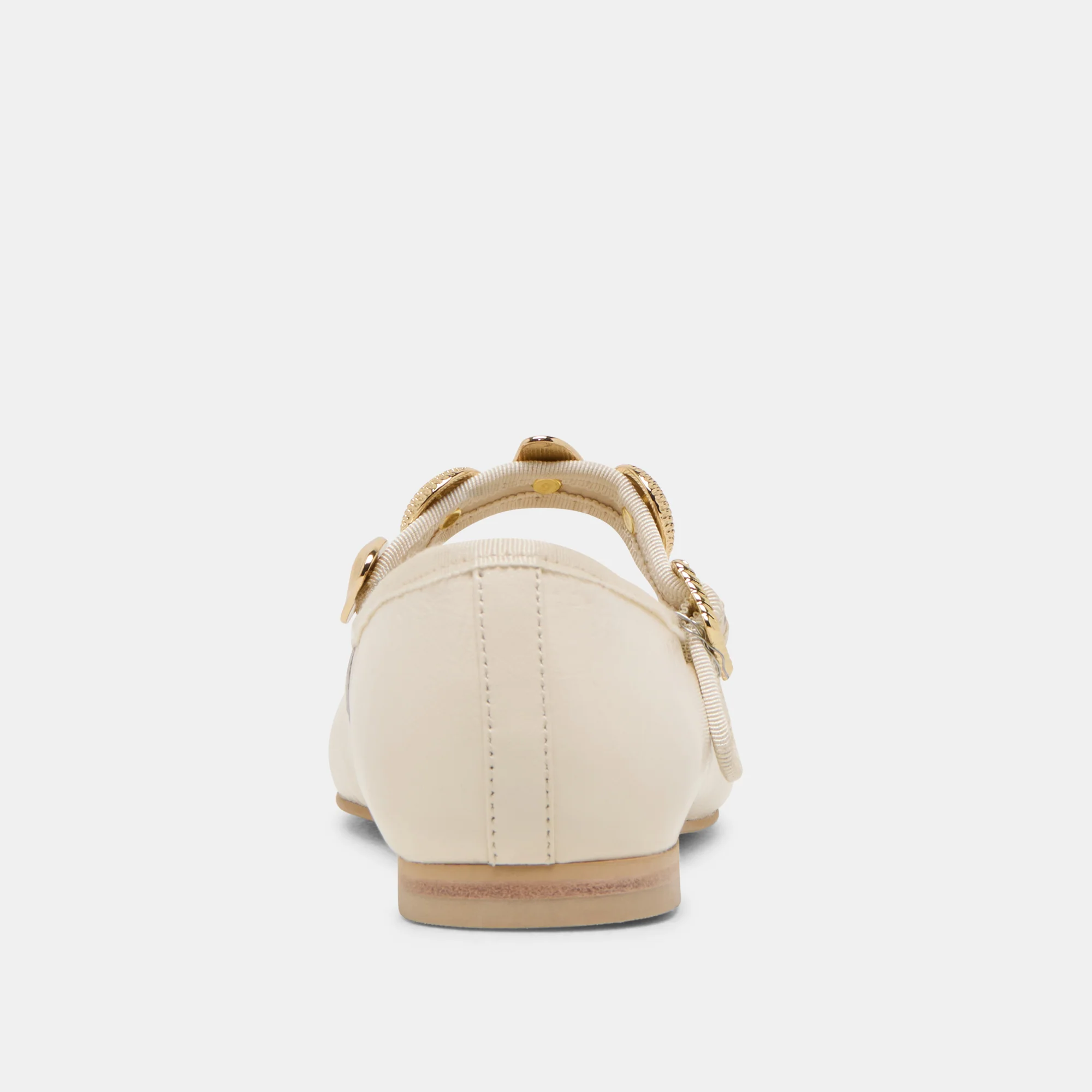RELAN WIDE BALLET FLATS OFF WHITE LEATHER - Image 7