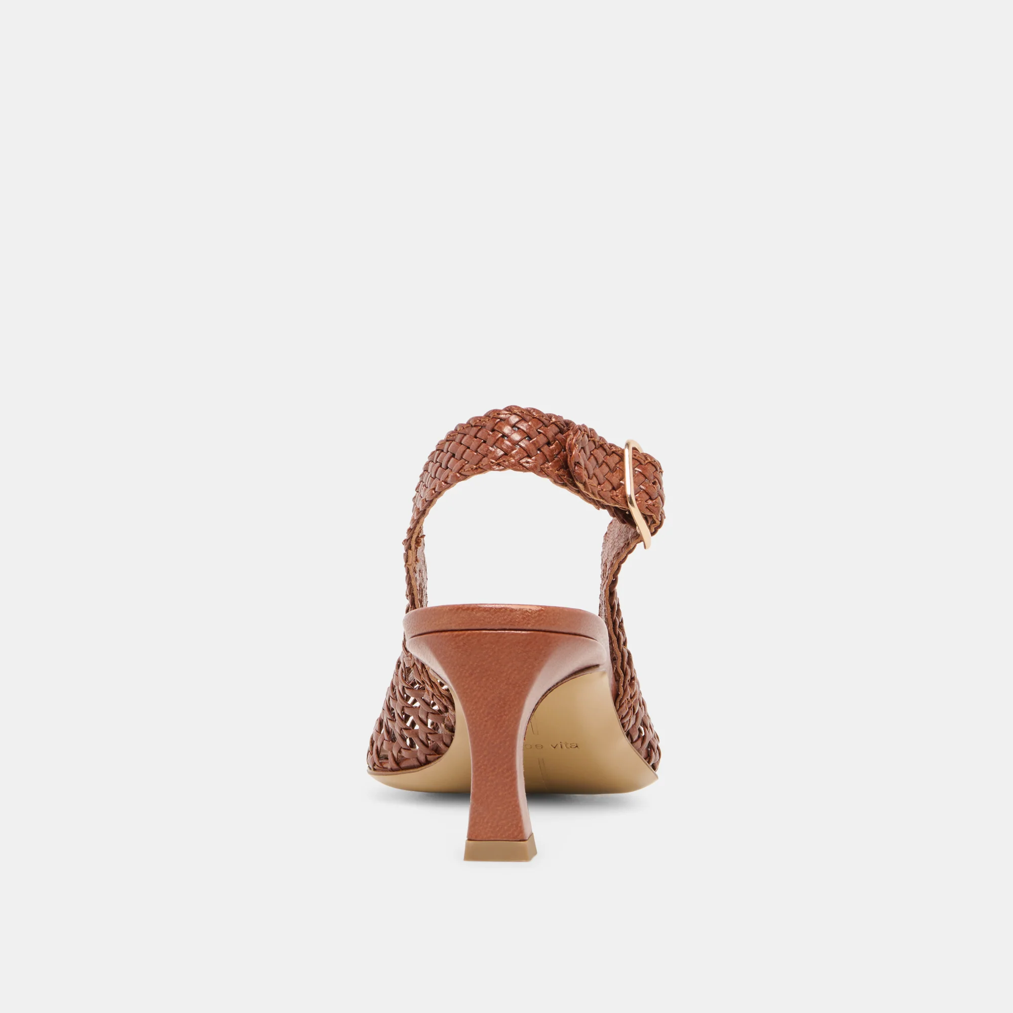 REMLA HEEL TAN WOVEN LEATHER - Image 8