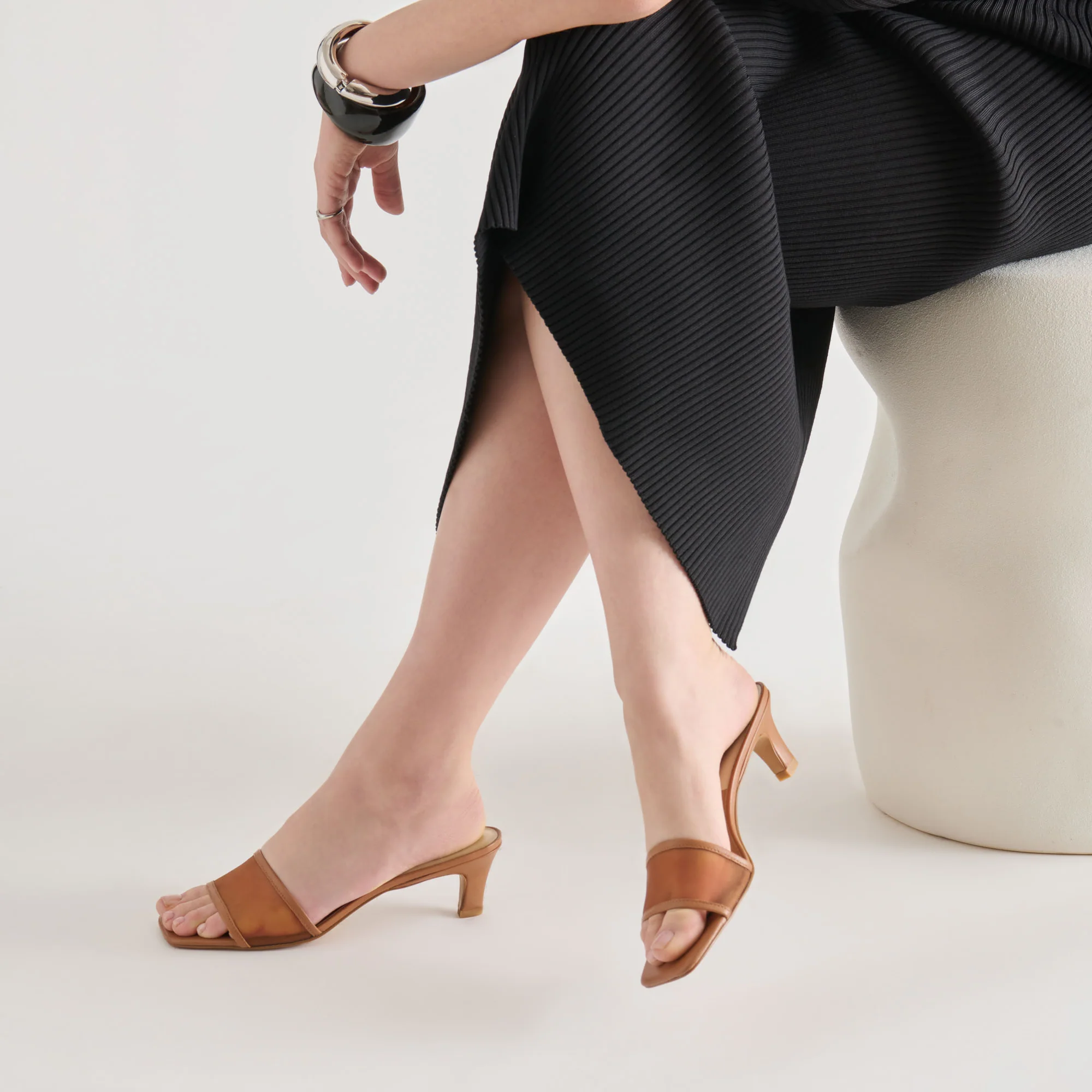 REXA MESH HEELS CARAMEL MESH - Image 6