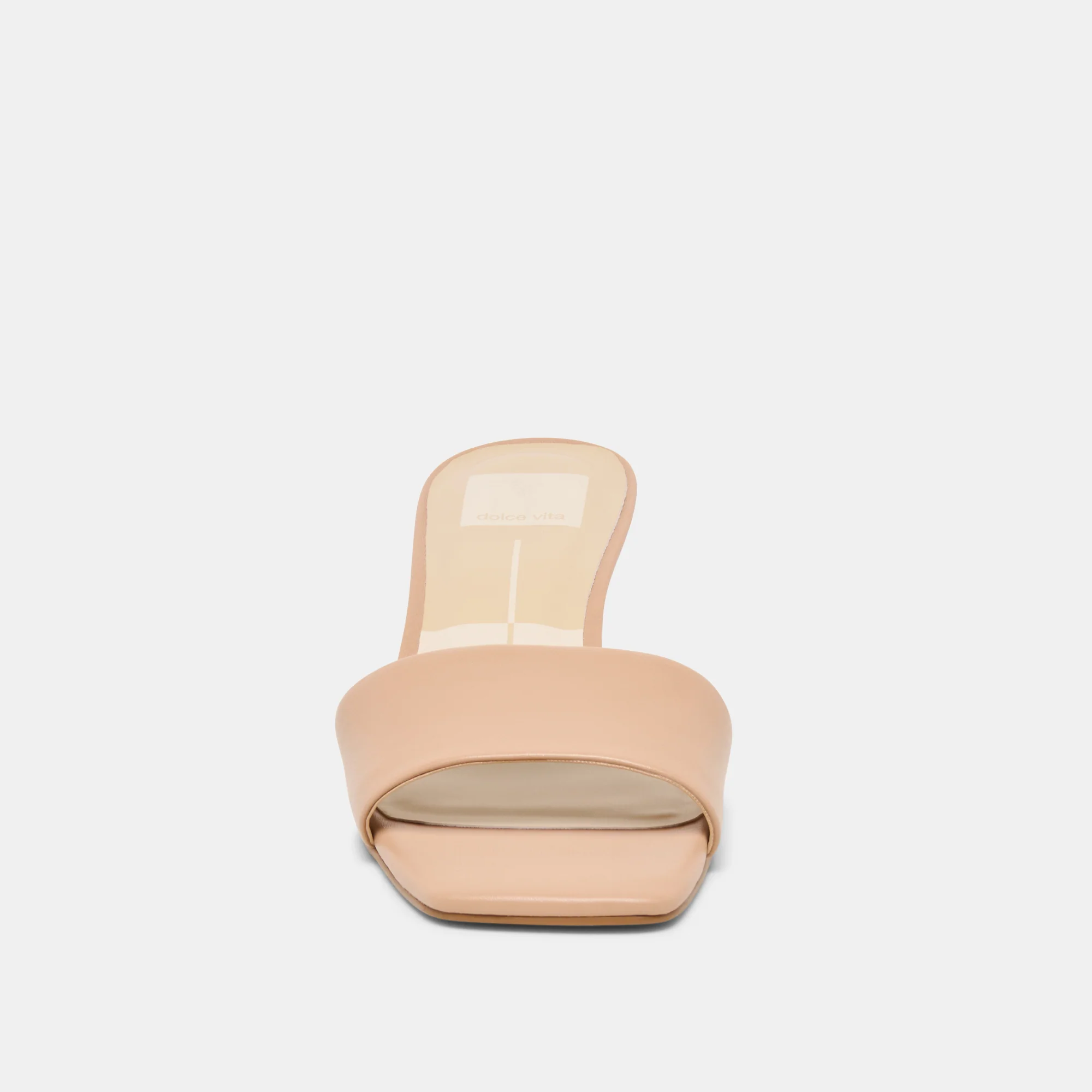 REXA WIDE HEELS LIGHT TAN LEATHER - Image 6