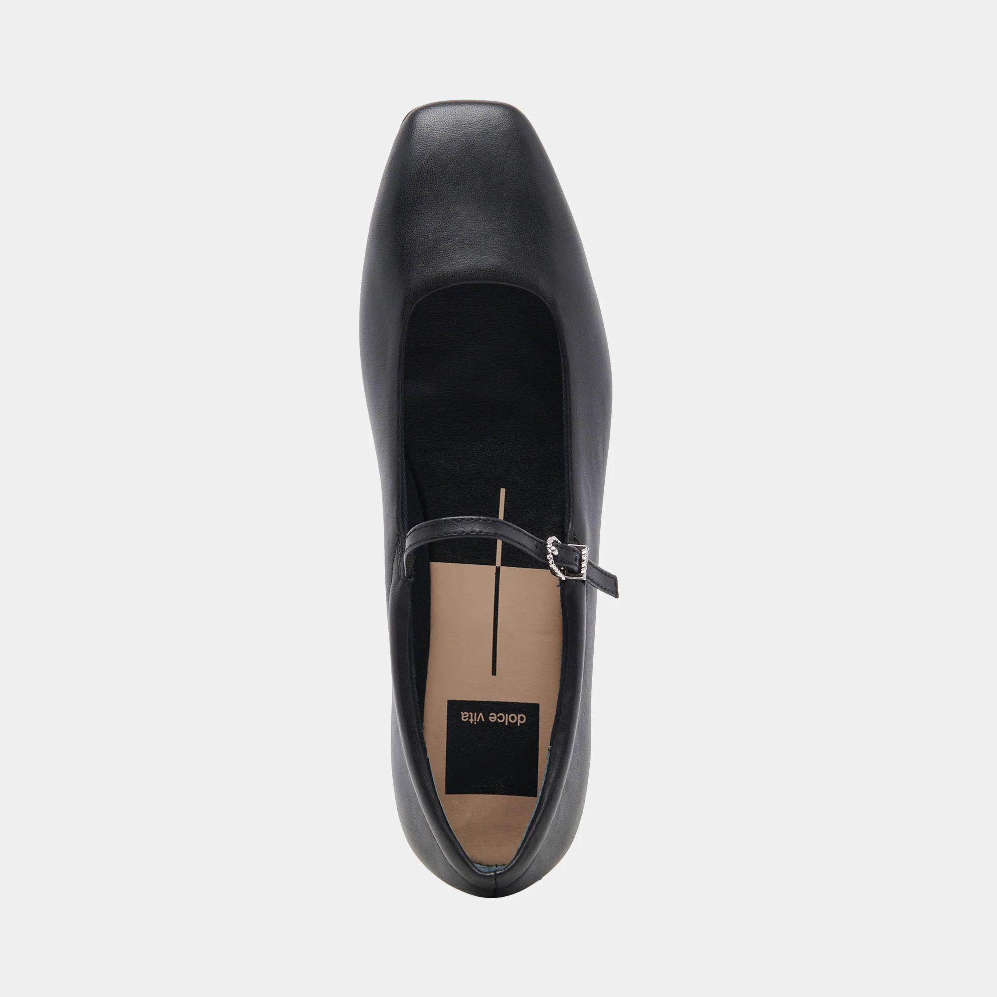 REYES BALLET FLATS BLACK LEATHER - Image 12