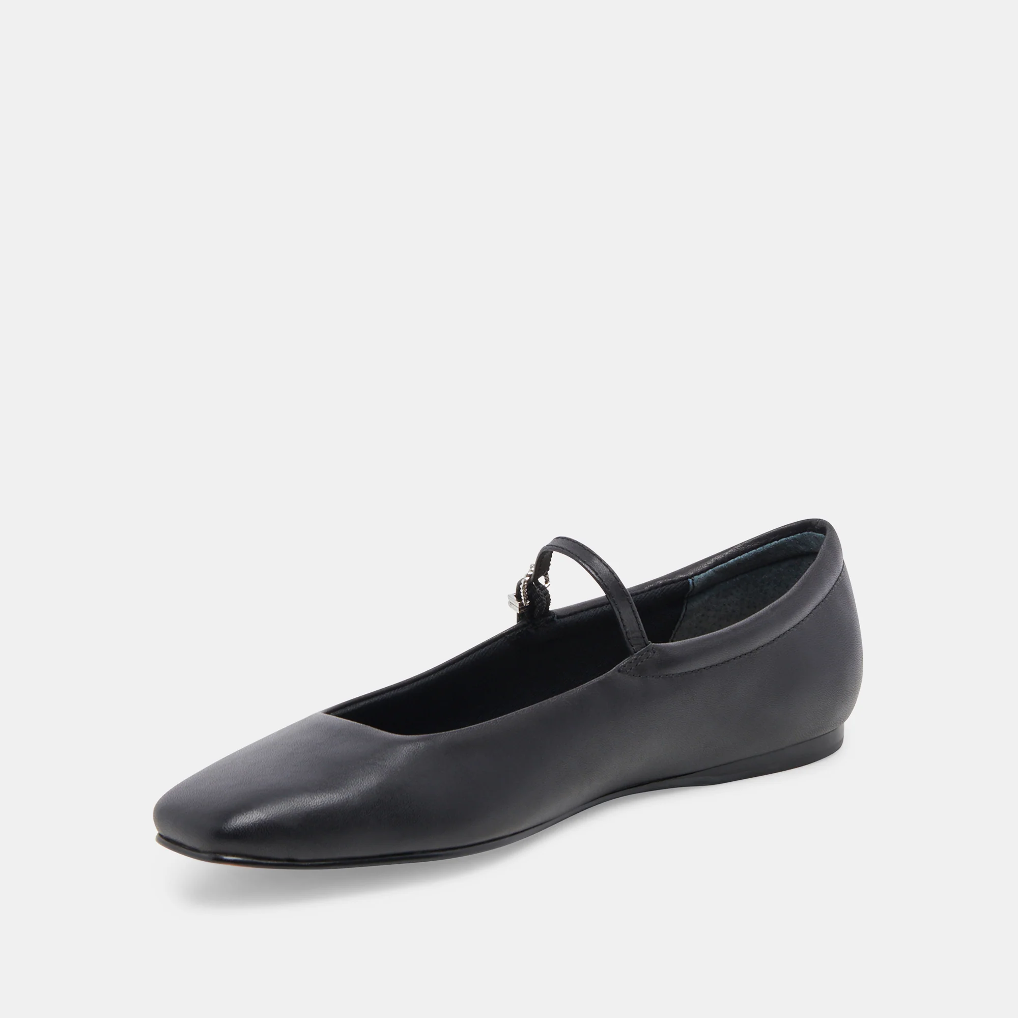 REYES BALLET FLATS BLACK LEATHER - Image 7