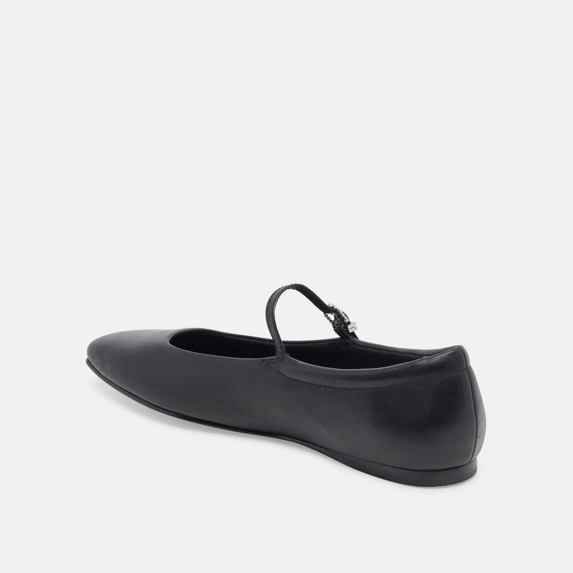 REYES BALLET FLATS BLACK LEATHER - Image 9