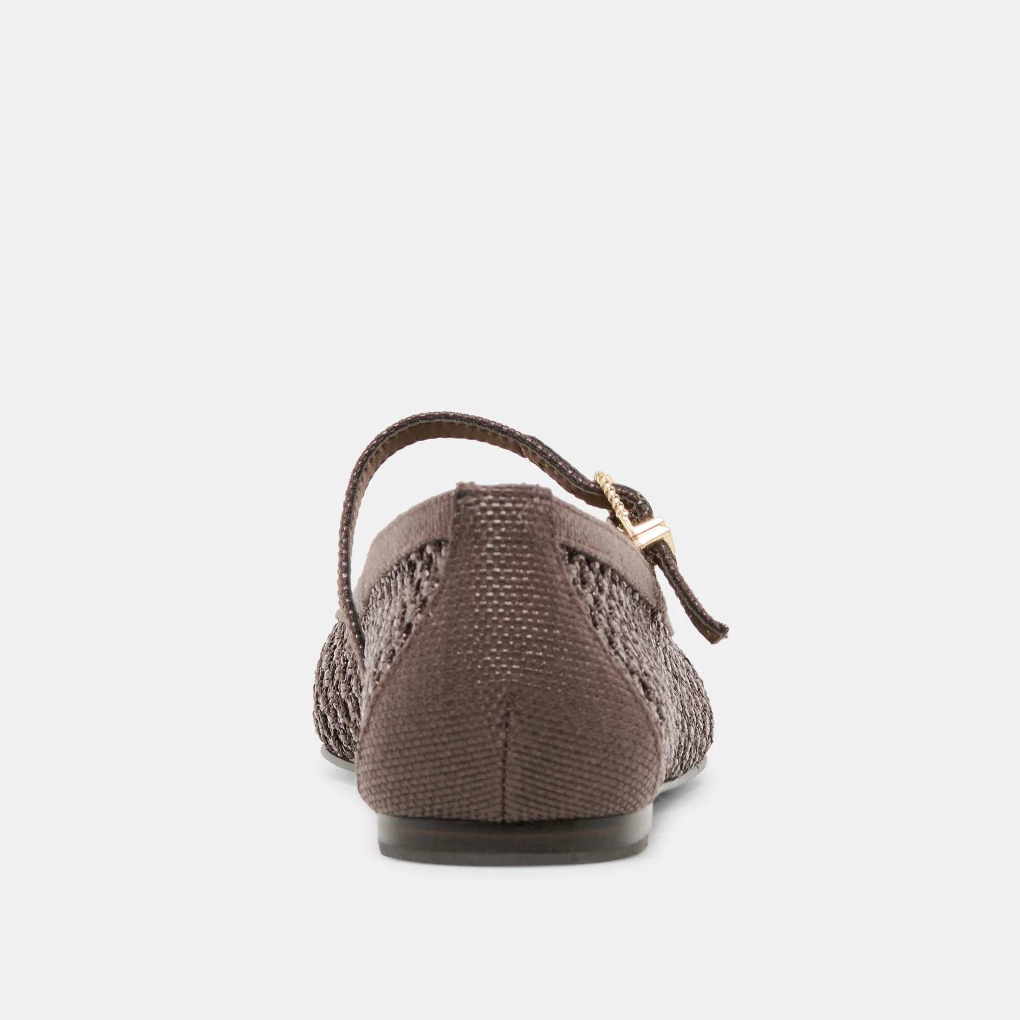 REYES BALLET FLATS CHOCOLATE WOVEN RAFFIA - Image 10