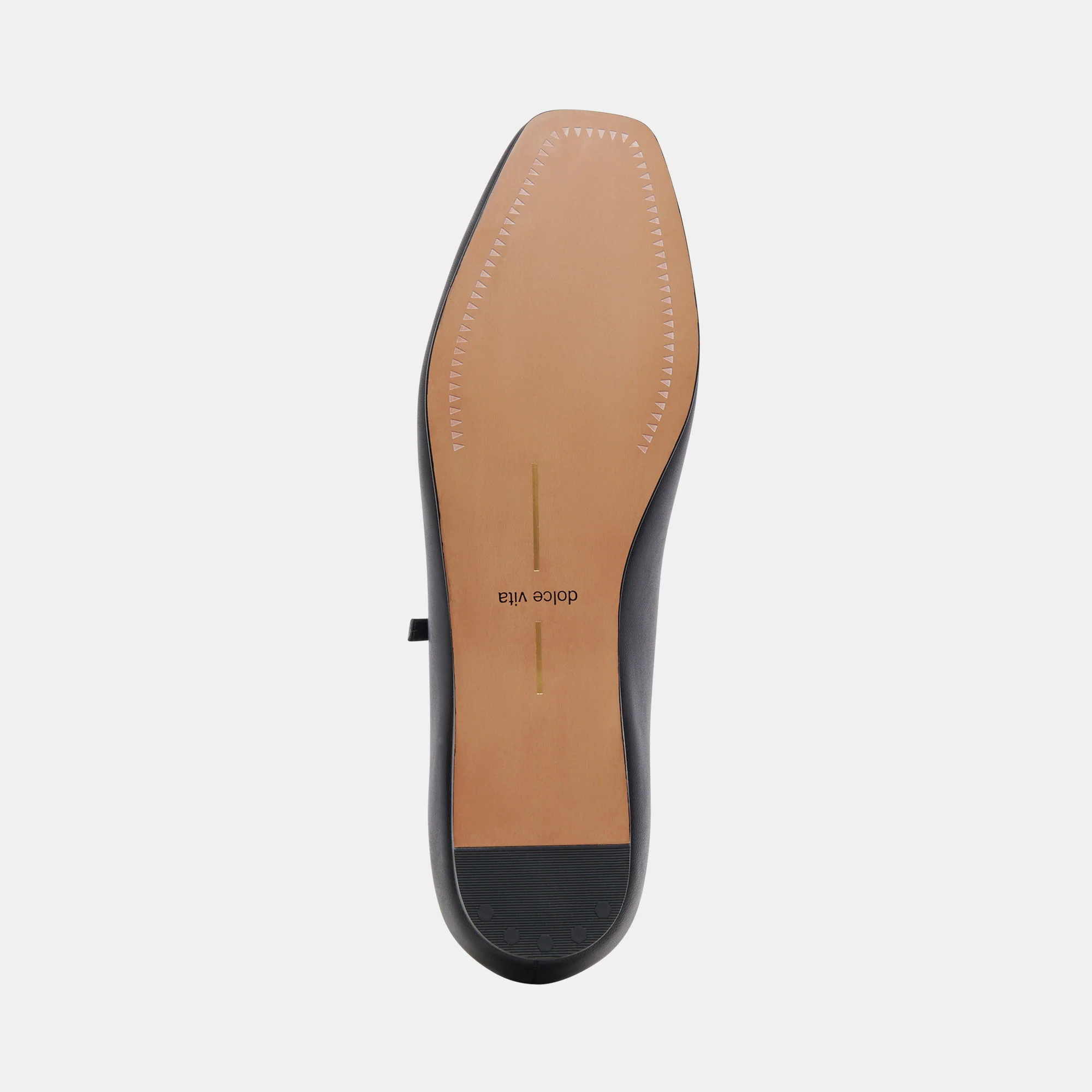 REYES WIDE BALLET FLATS BLACK LEATHER - Image 10
