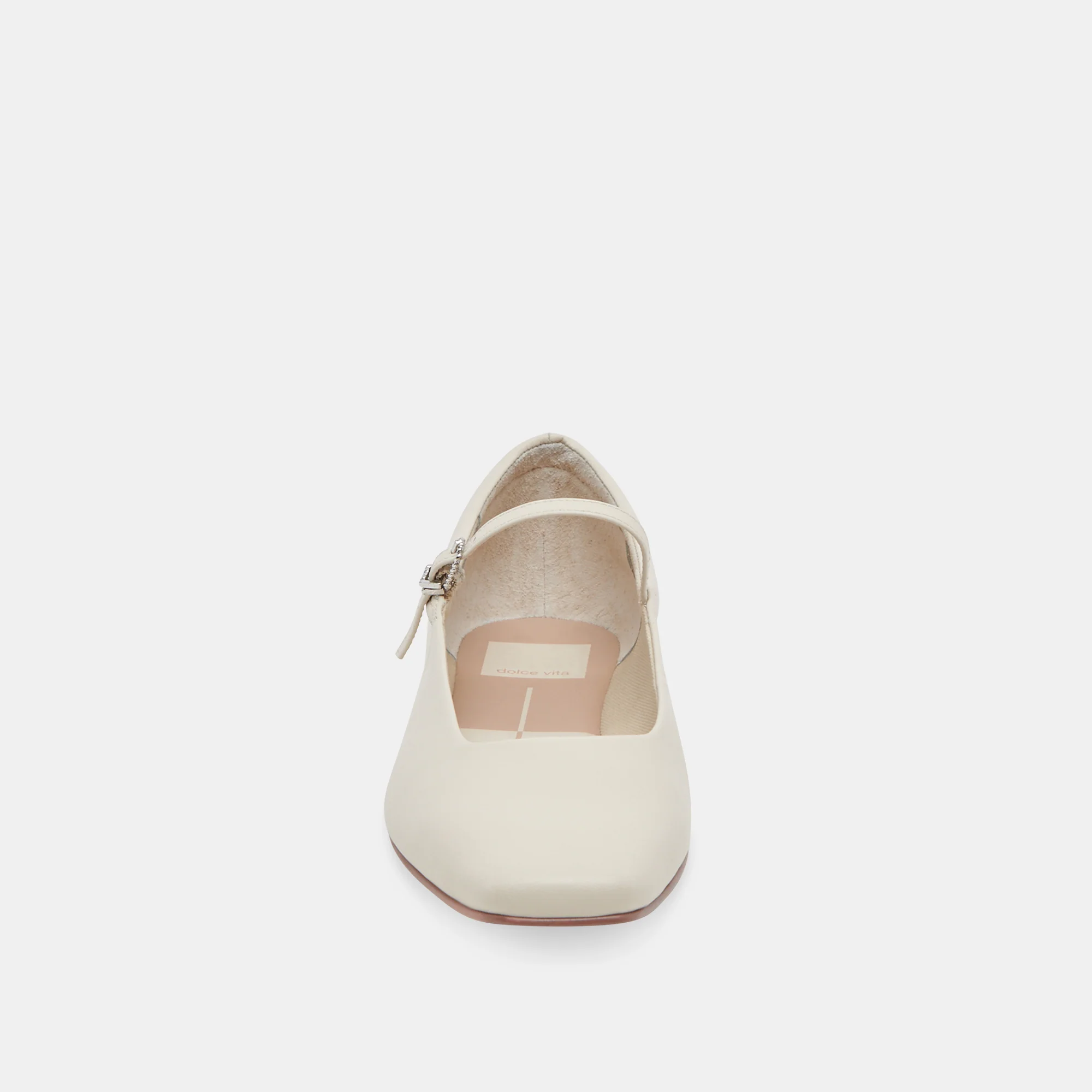 REYES WIDE BALLET FLATS IVORY LEATHER - Image 12