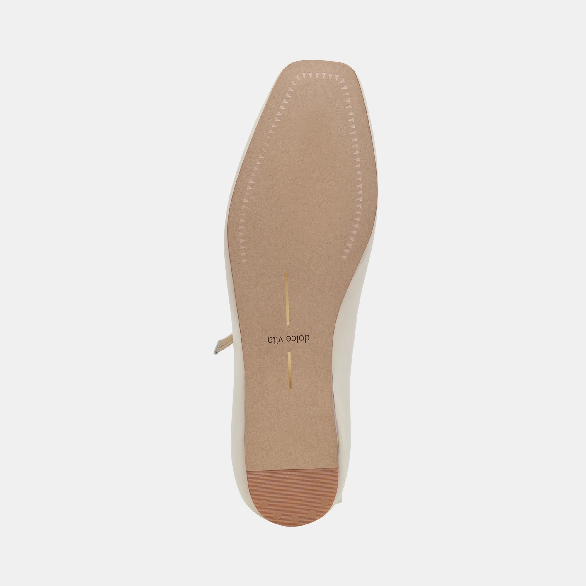 REYES WIDE BALLET FLATS IVORY LEATHER - Image 15