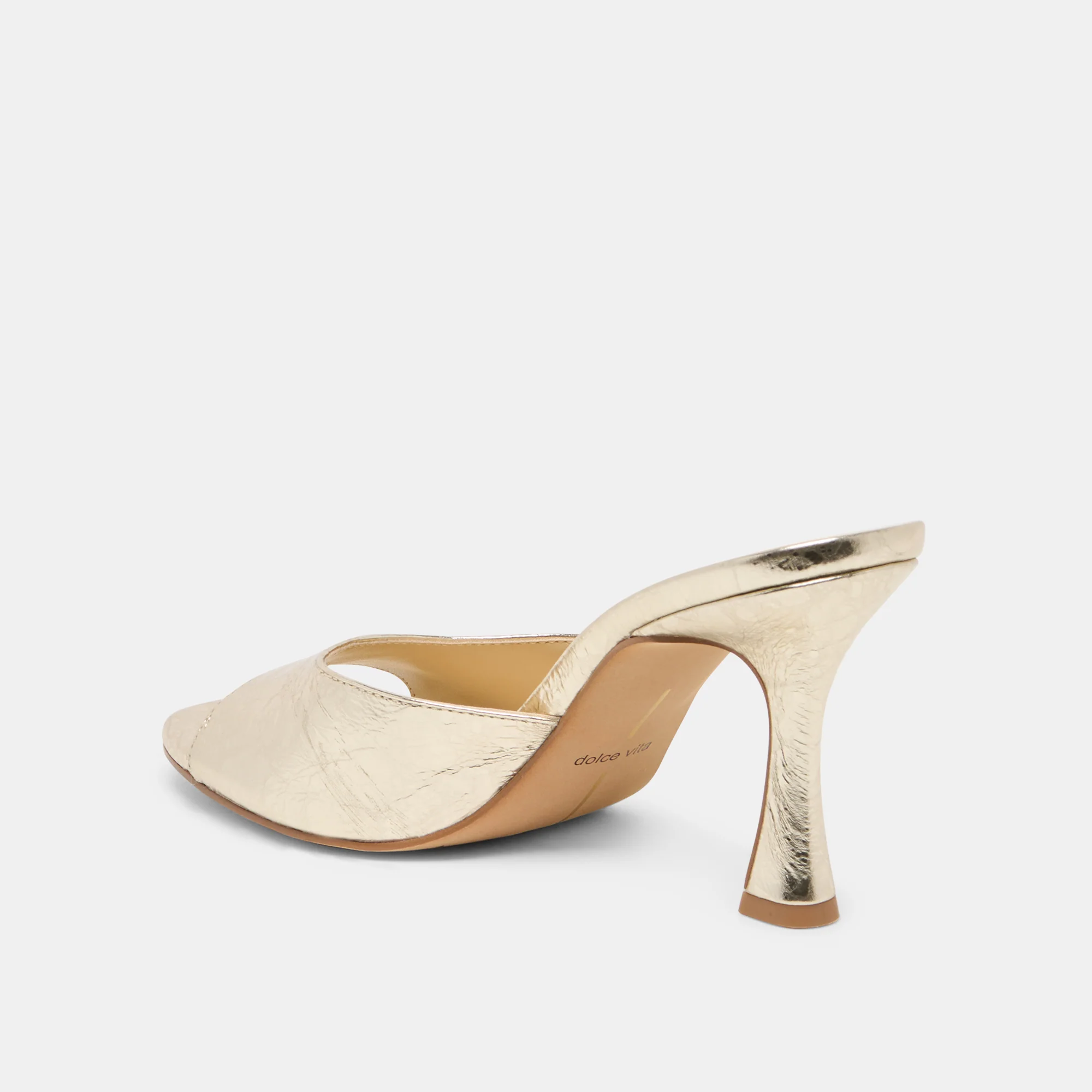 ROSHA HEELS PLATINUM DISTRESSED LEATHER - Image 5